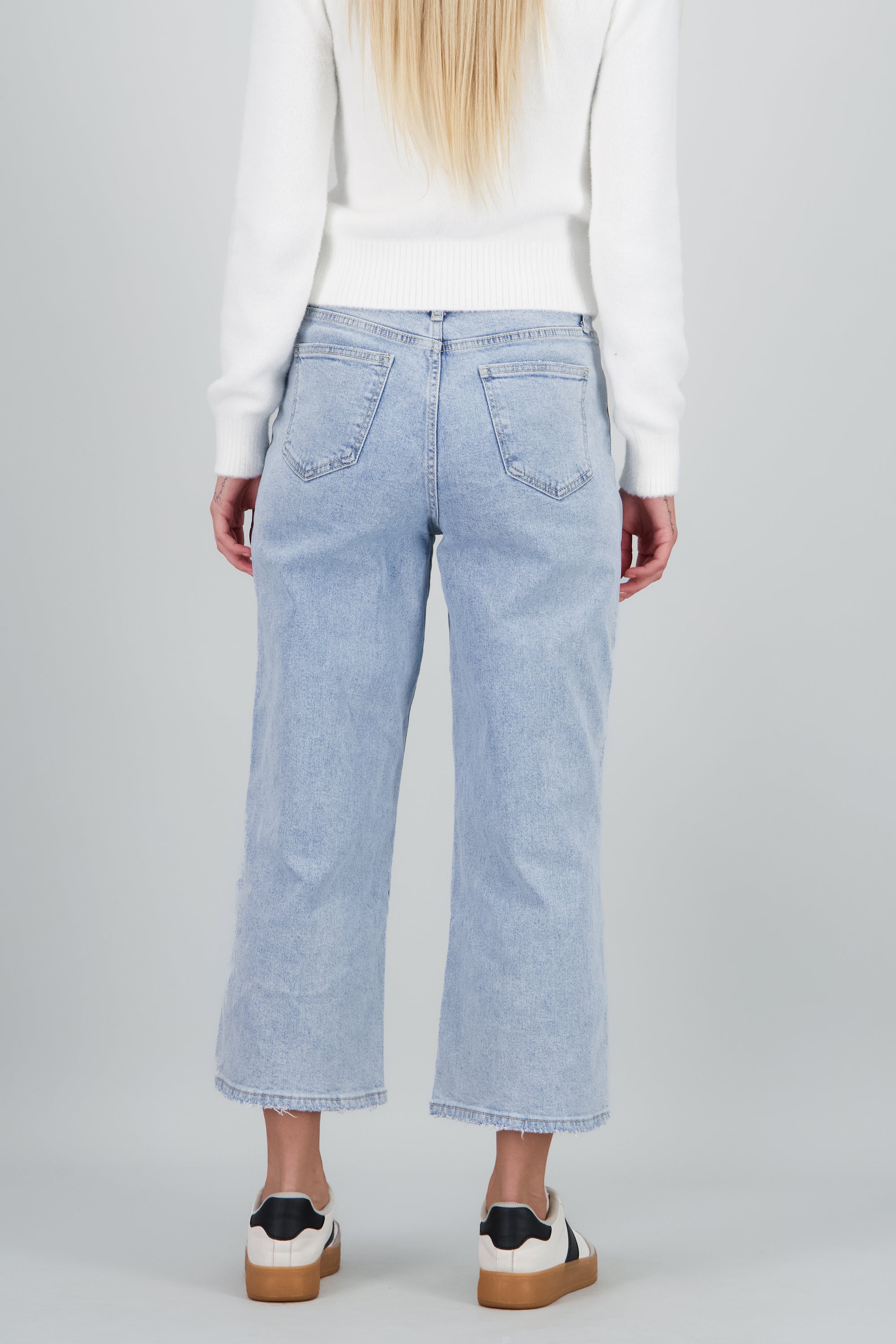Jeans culotte confort LIGHT WASH