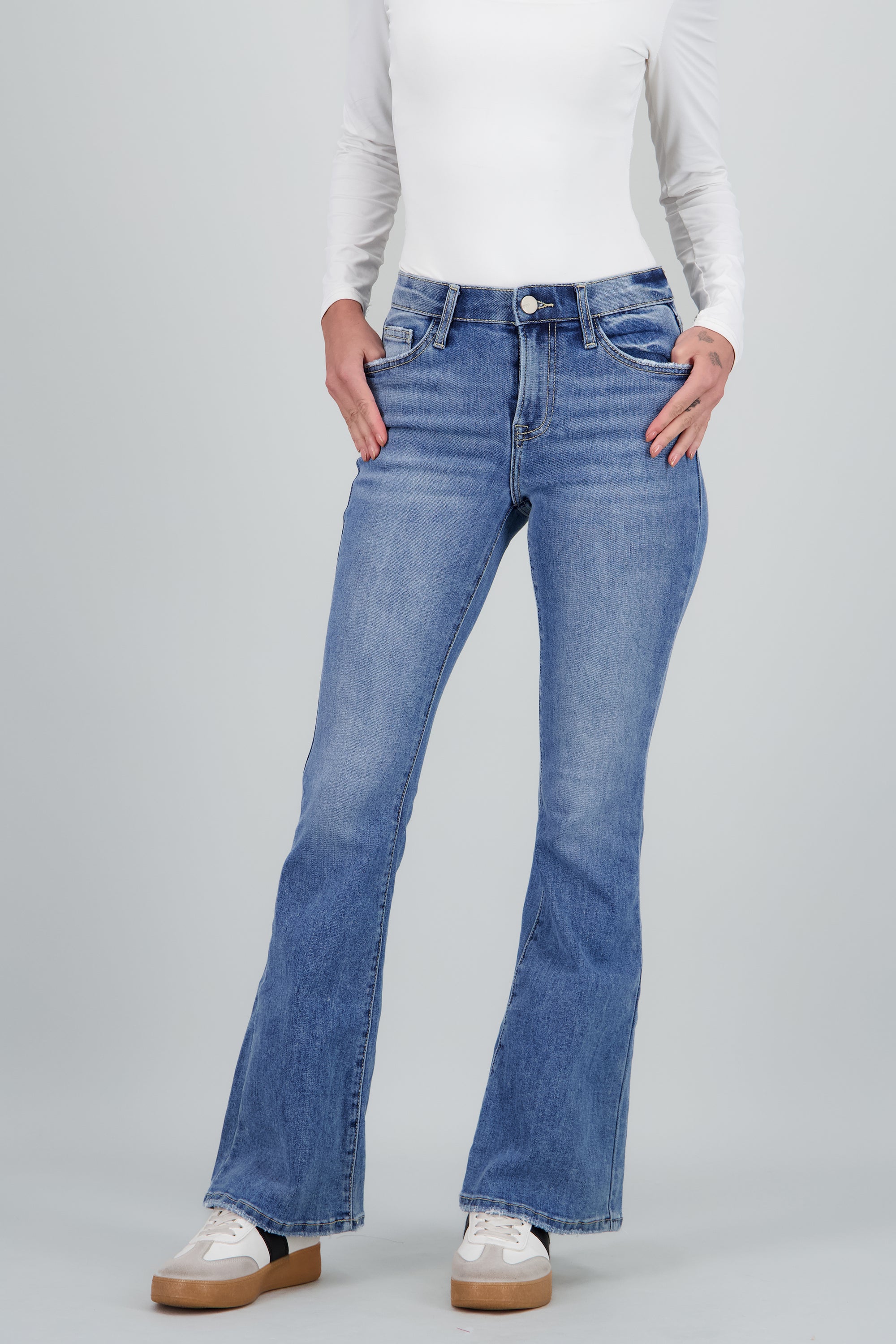 Jeans Flair Flare MEDIUM WASH