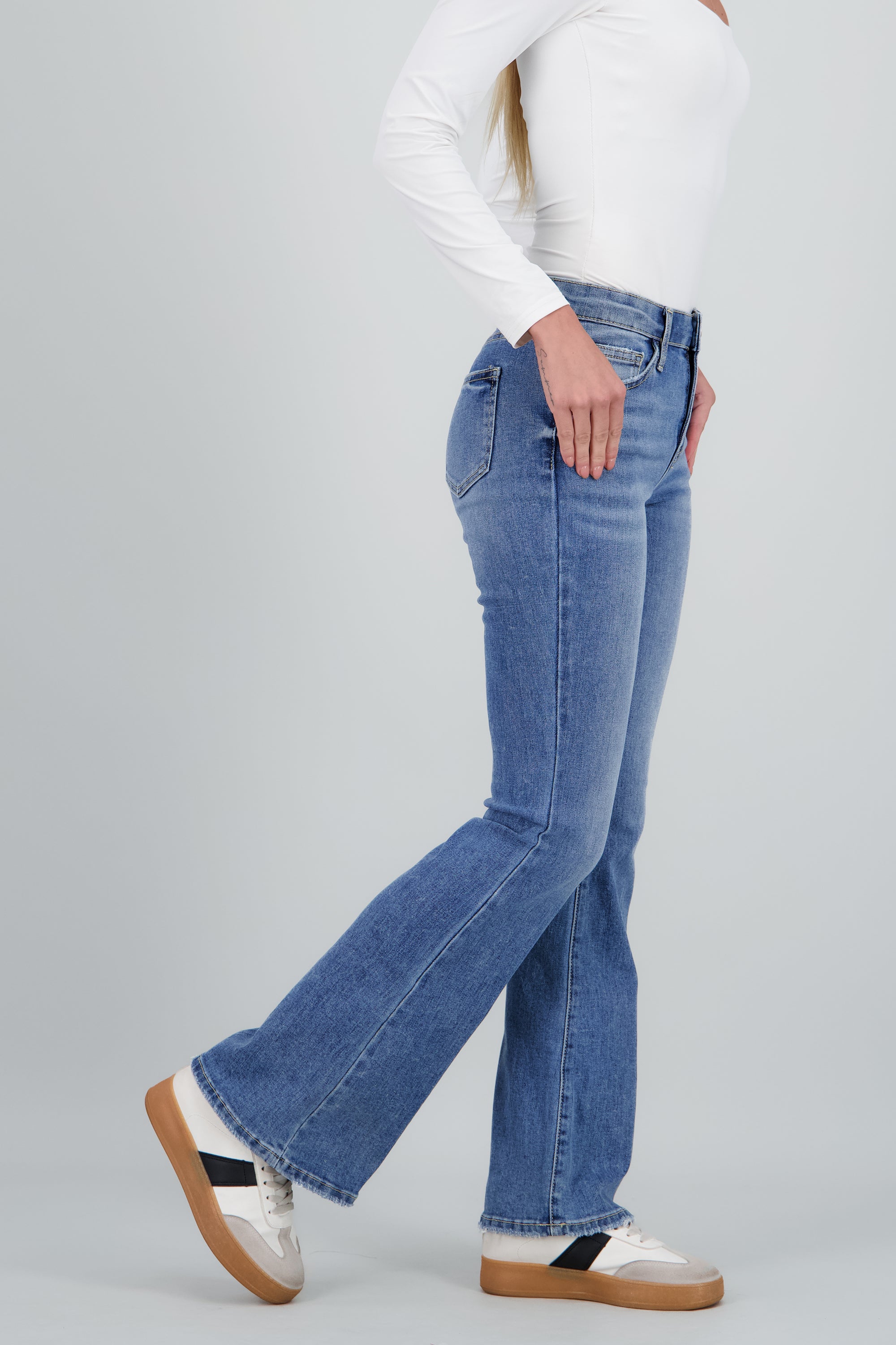 Jeans Flair Flare MEDIUM WASH