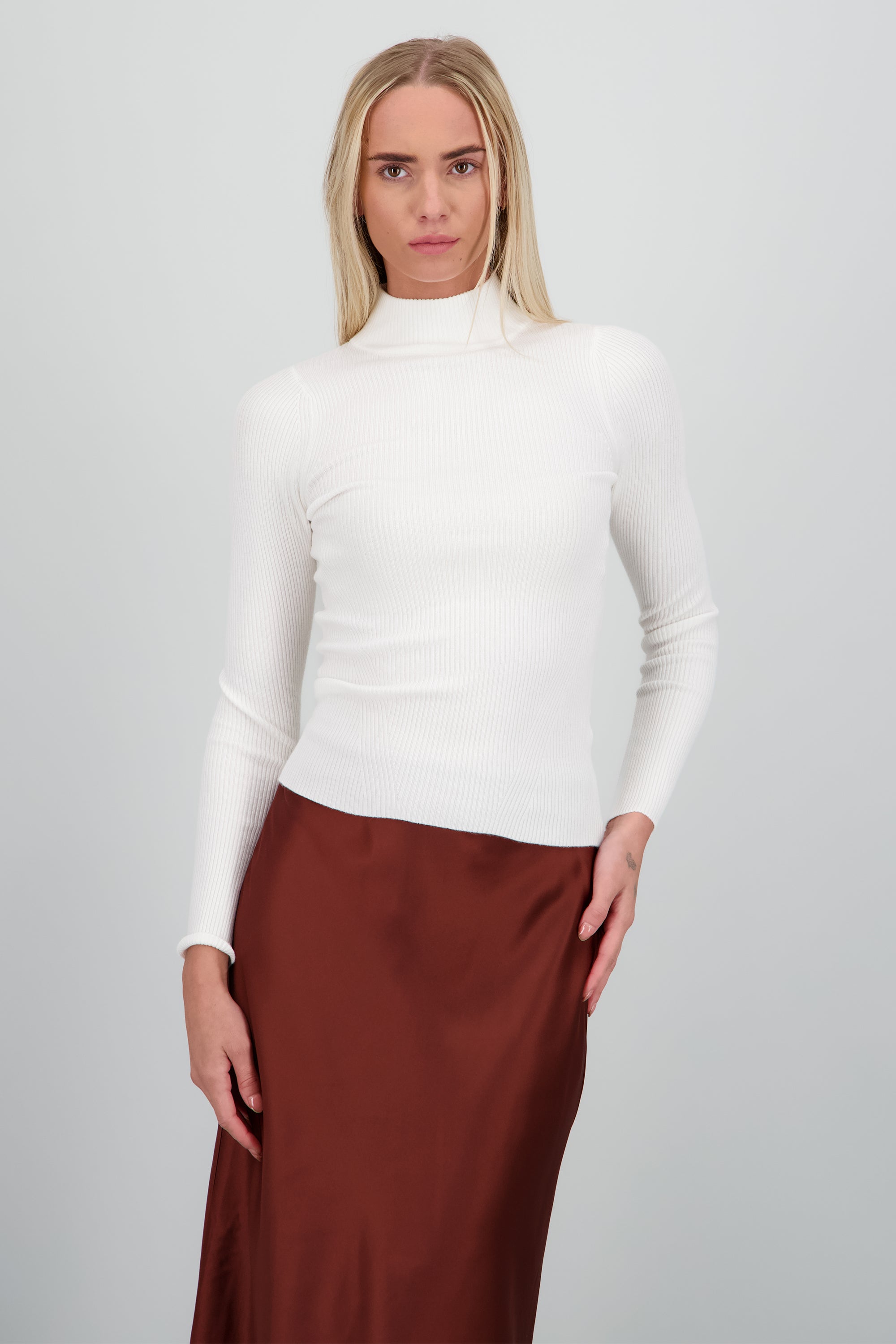 sueter tortuga liso BLANCO