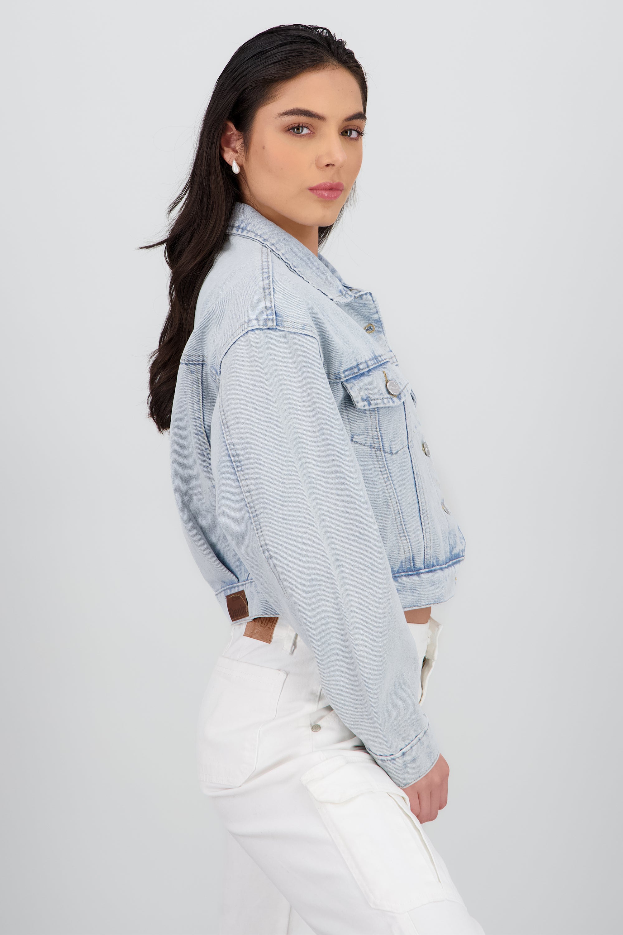 Chamarra trucker oversize LIGHT WASH