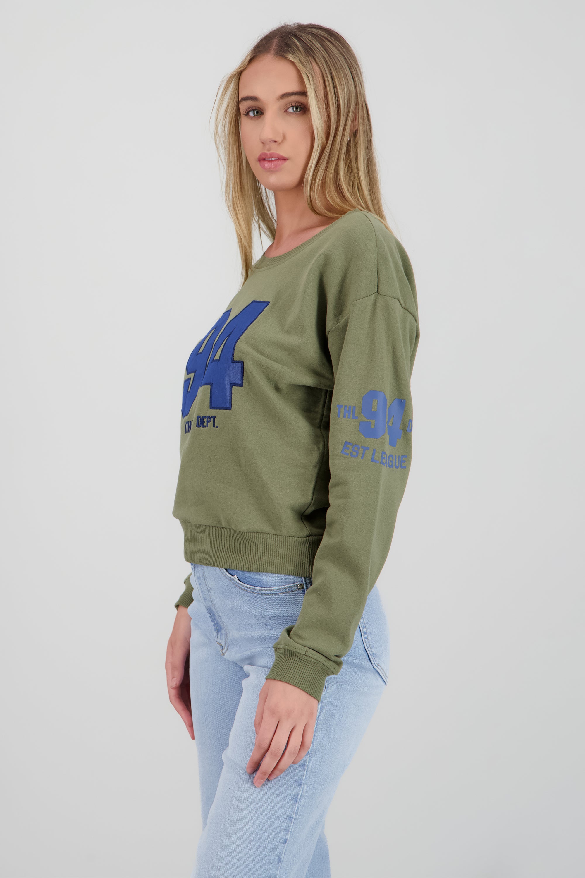 Sudadera numero conjunto scrunchies OLIVO