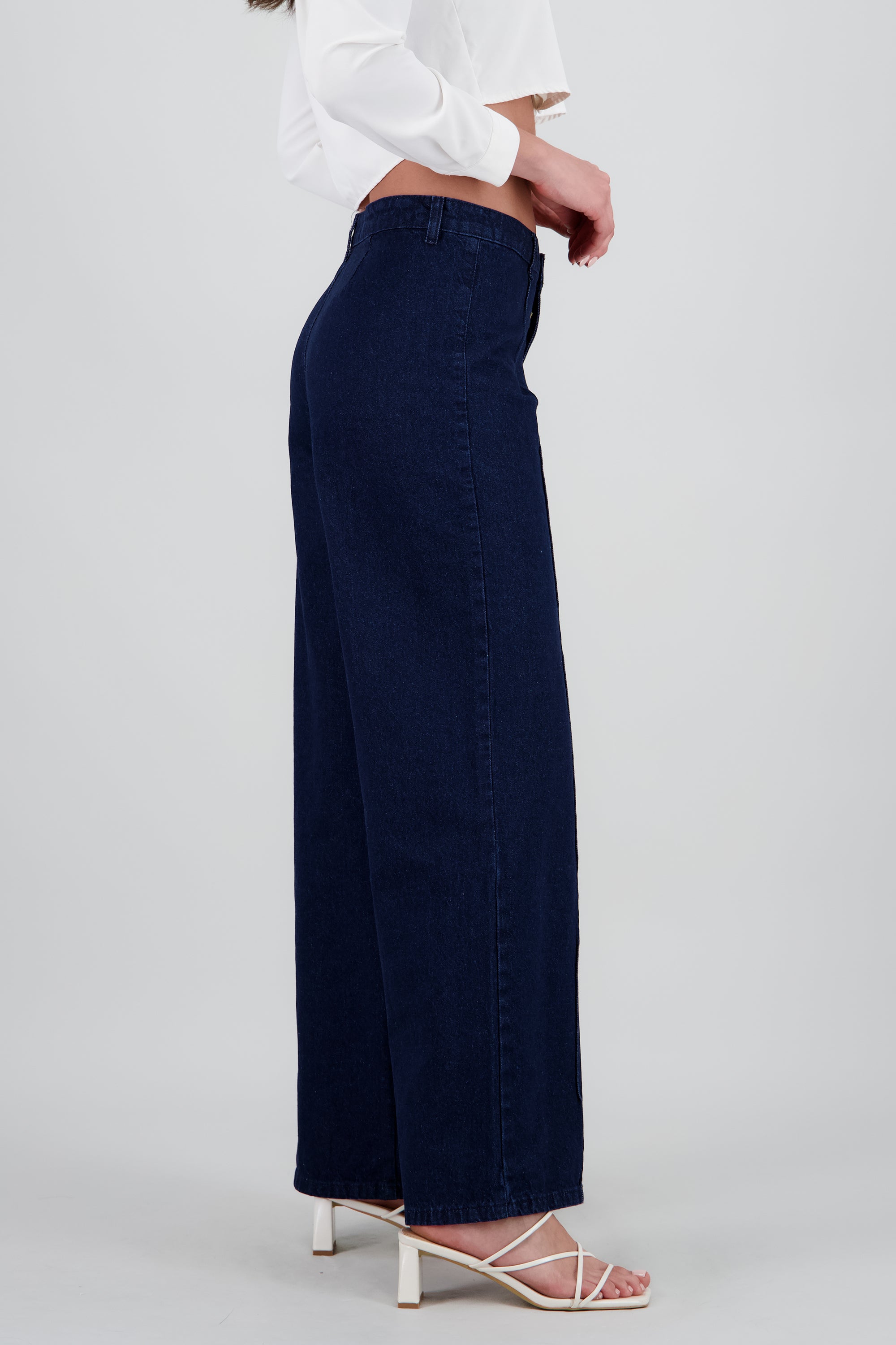 Jeans costura al frente DARK WASH