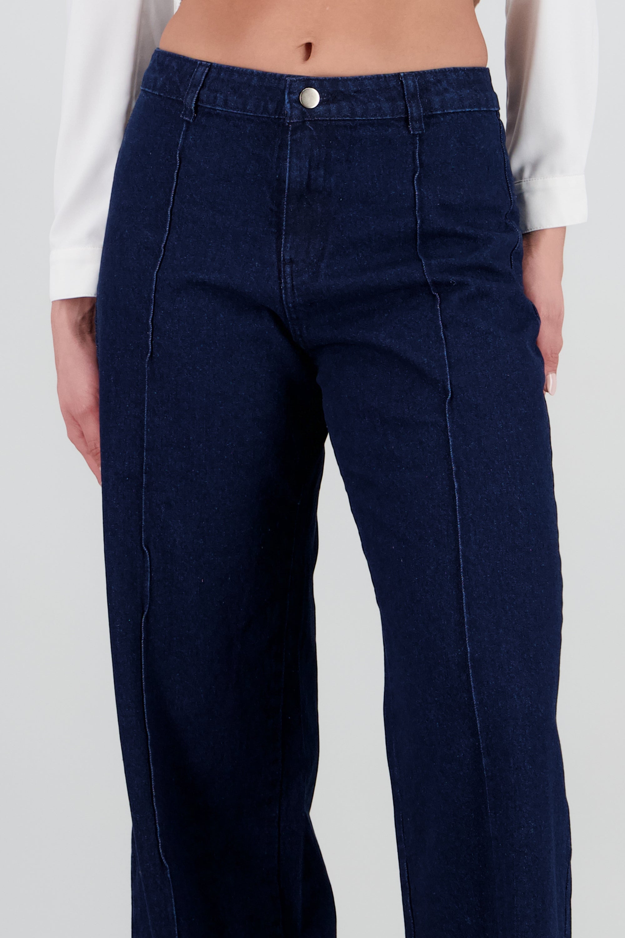 Jeans costura al frente DARK WASH