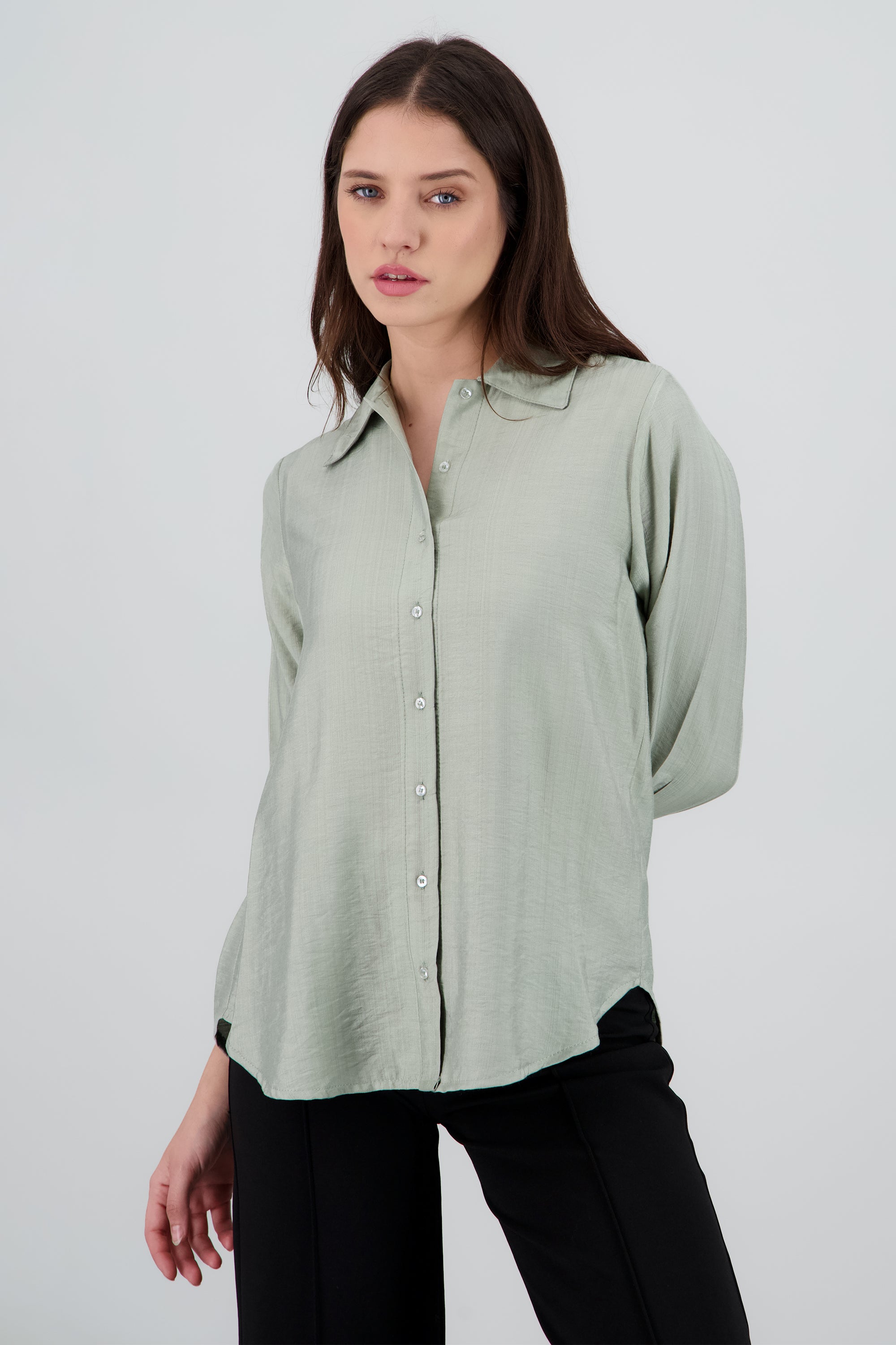 Camisa amplia lisa SAGE