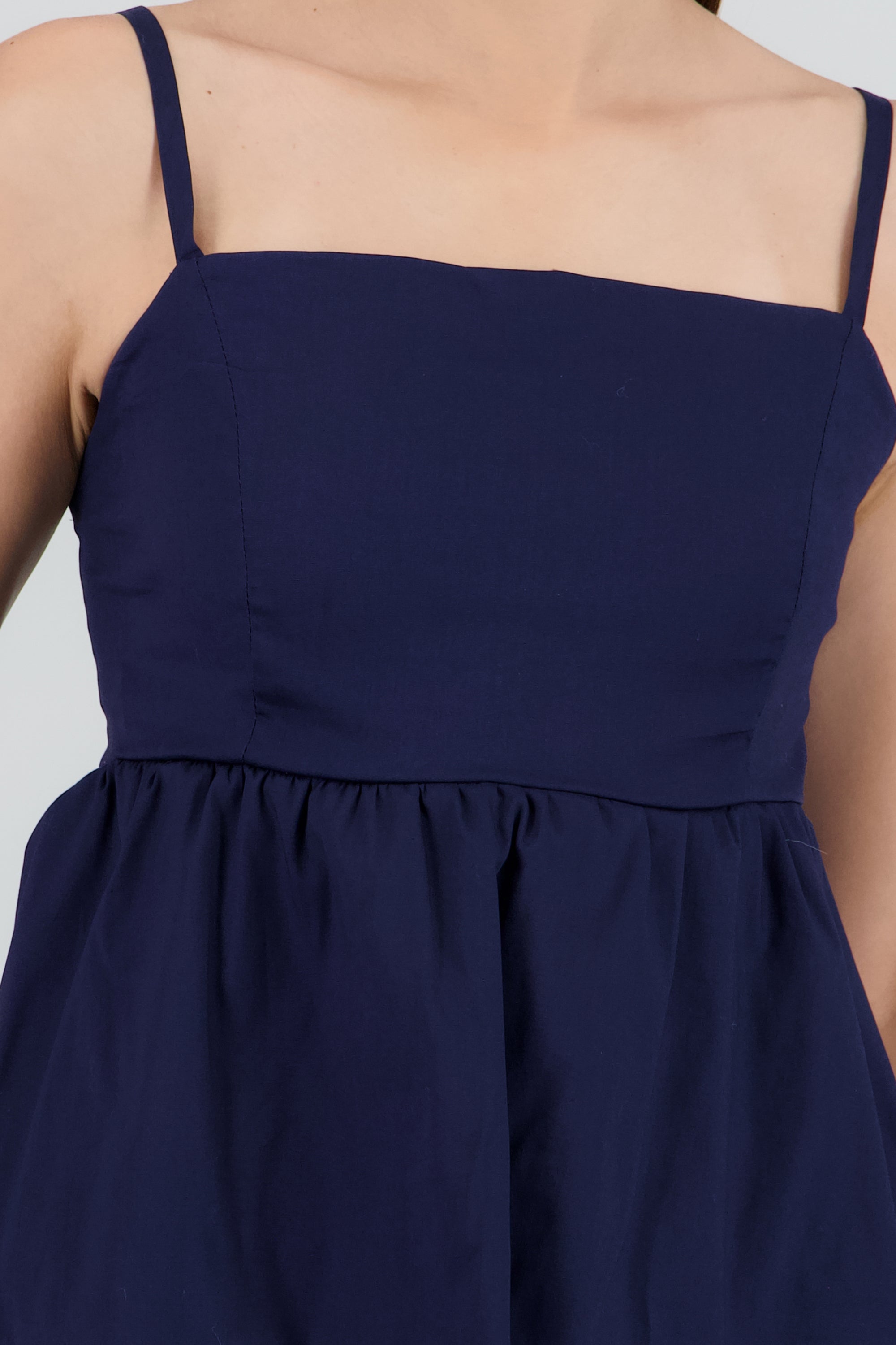 Top tirantes con olan globo MARINO