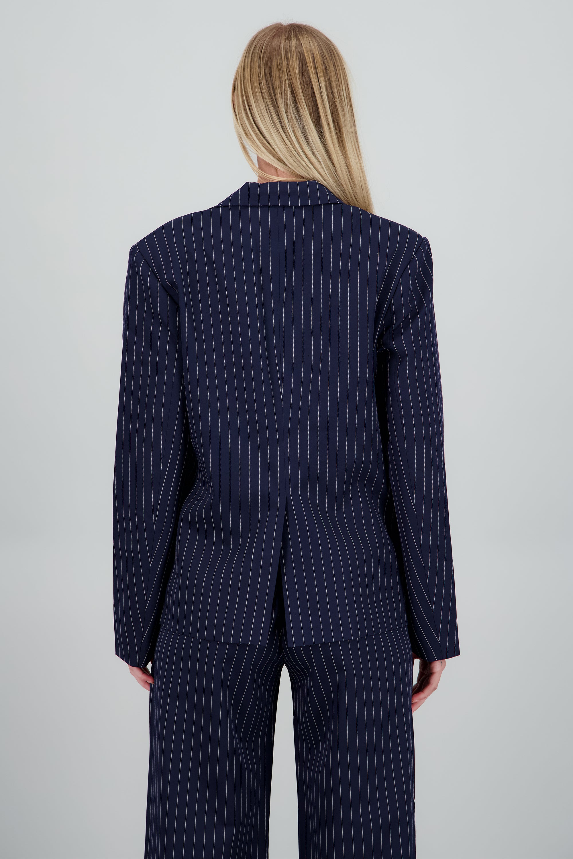 Blazer oversized de rayas MARINO COMBO