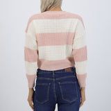Sueter tejido ancho lineas