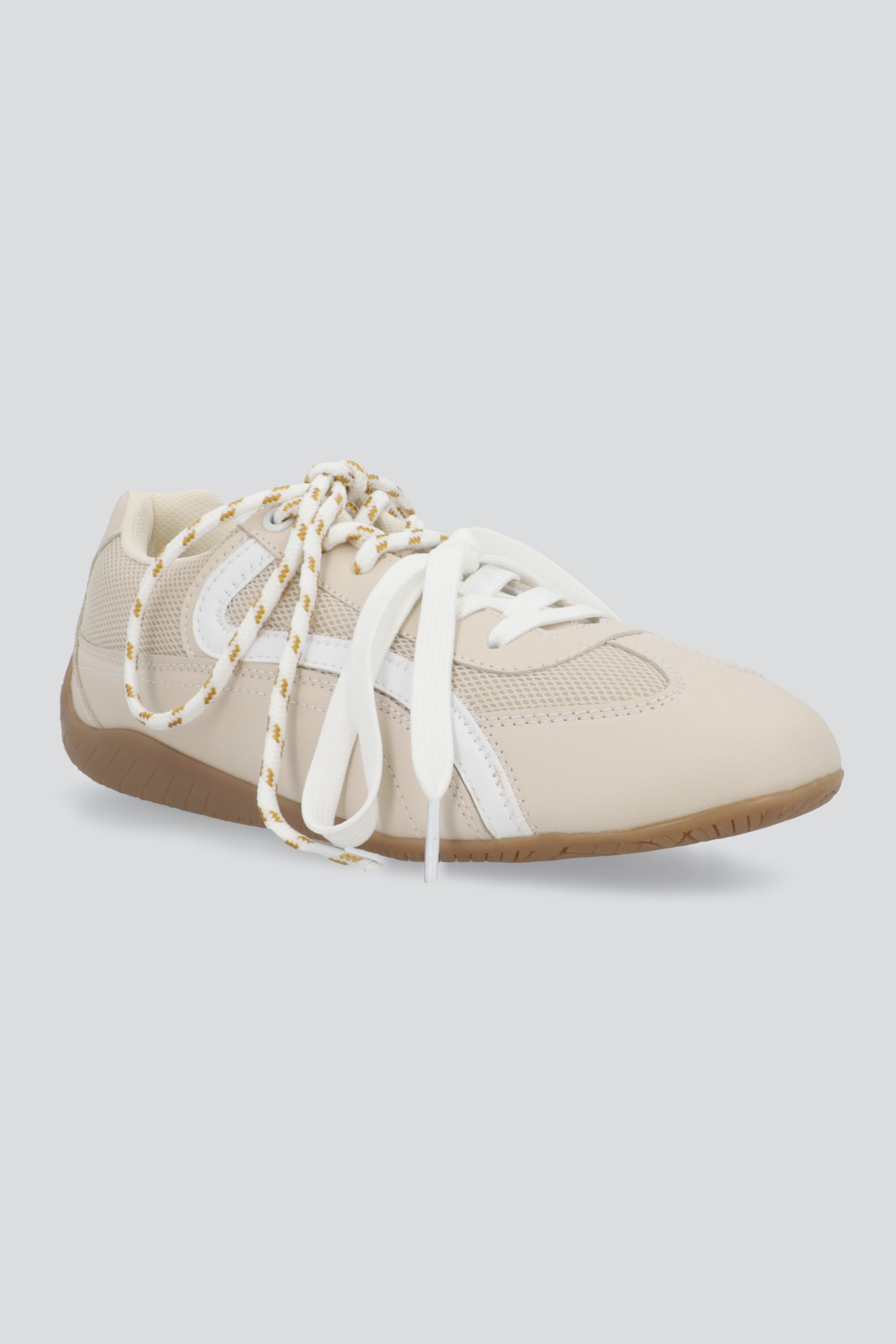 Tenis doble agujeta red BEIGE