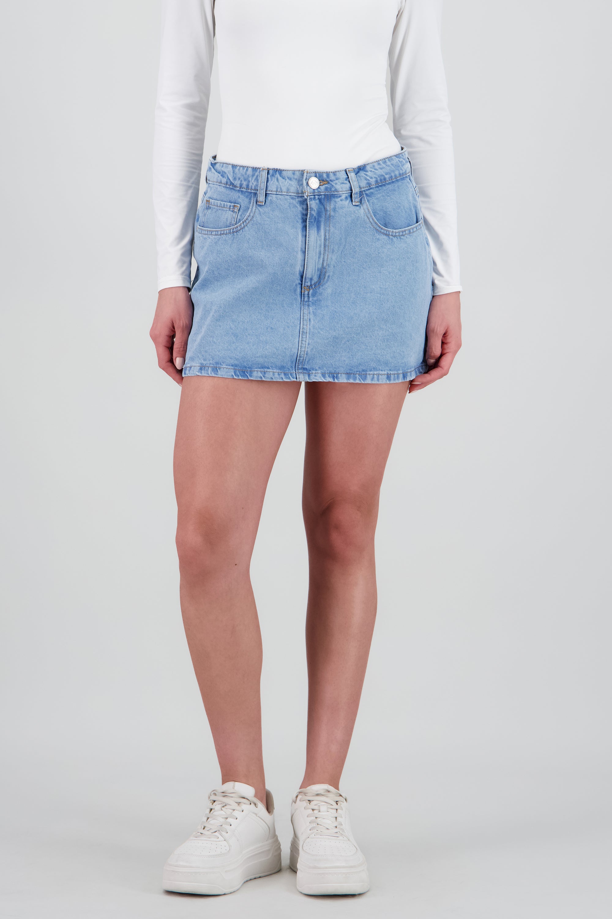 Mini falda básica LIGHT WASH