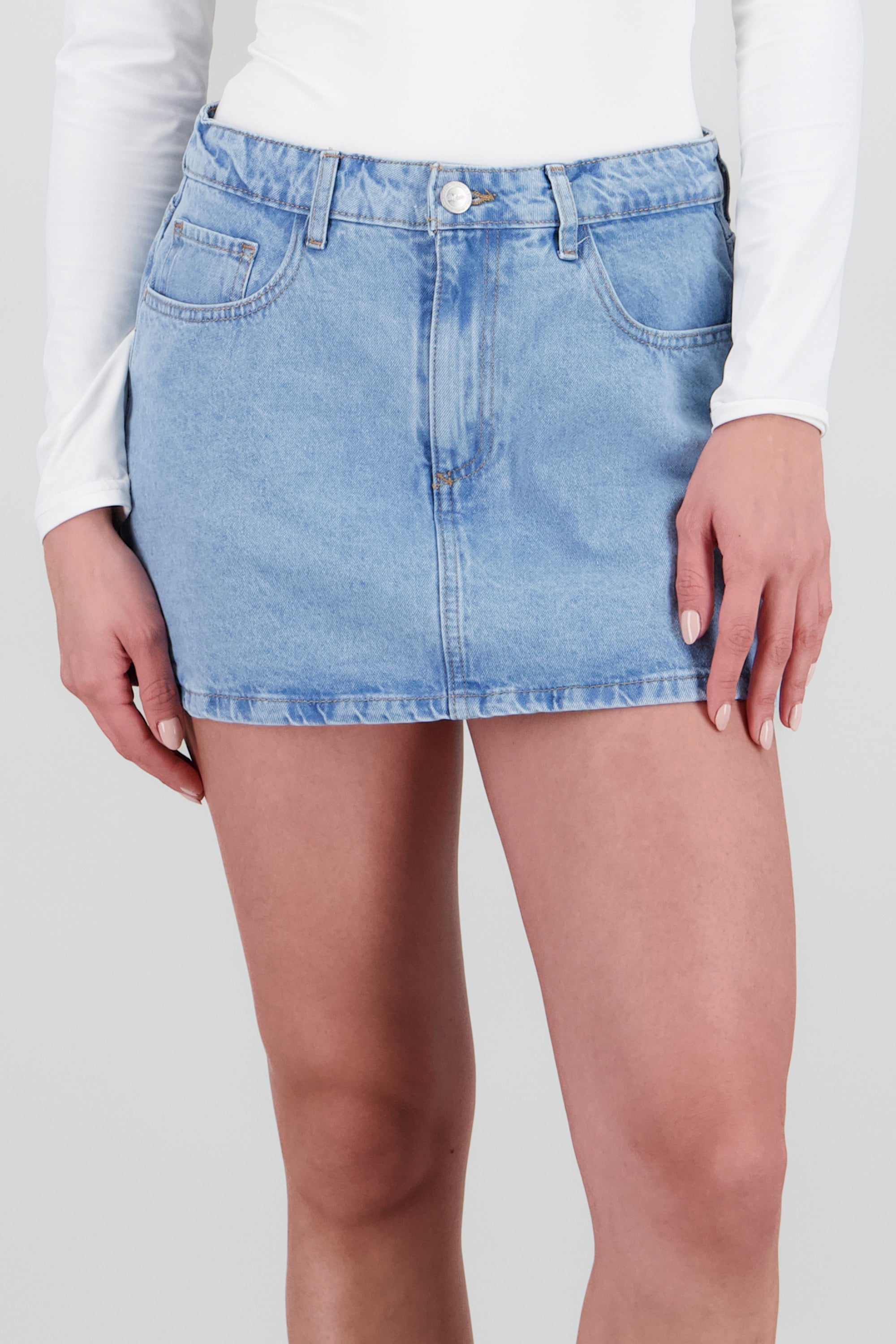 Mini falda básica LIGHT WASH