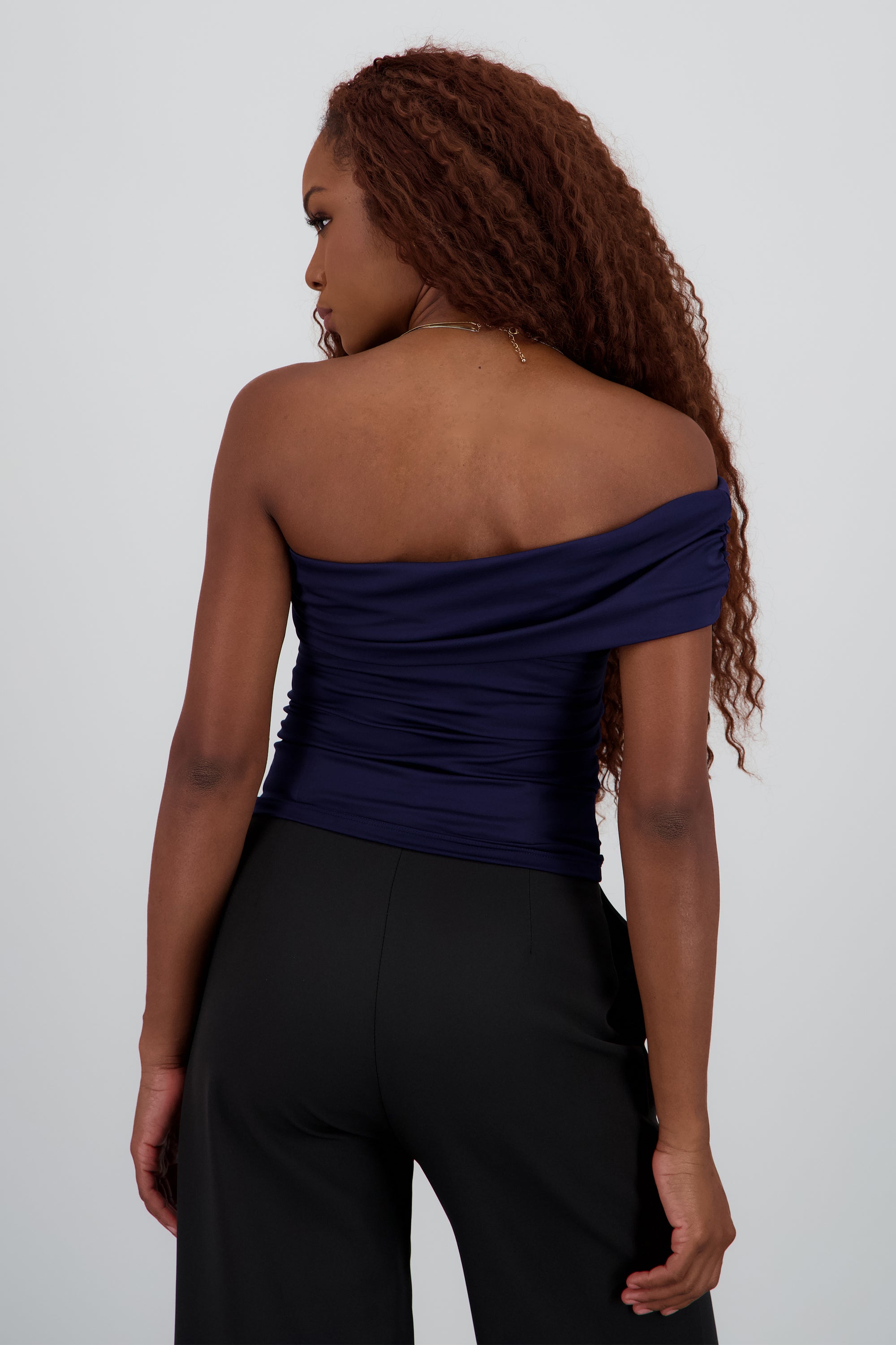 Top strapless asimetrico MARINO