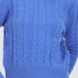 Sueter tejido detalle trenzado