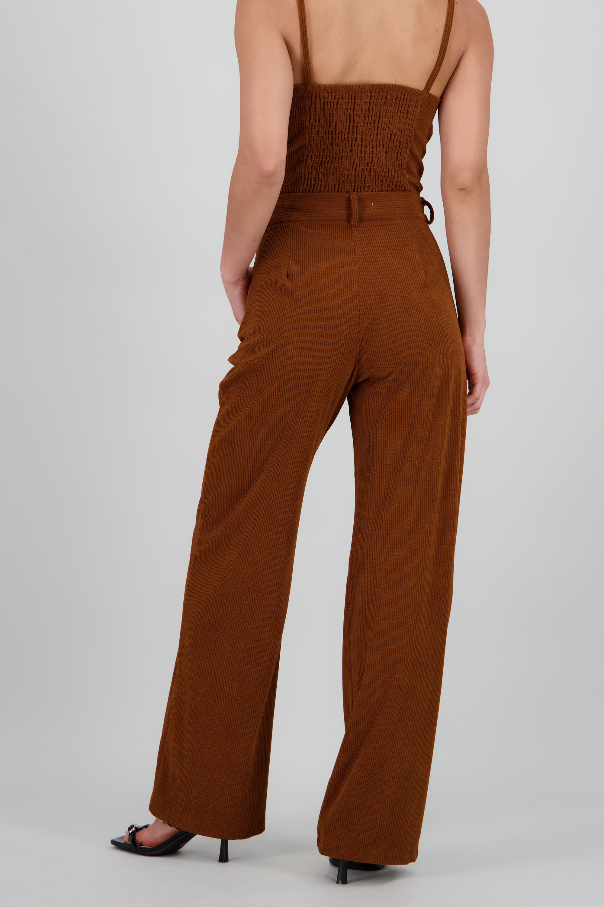 Pantalon recto detalle pana LADRILLO