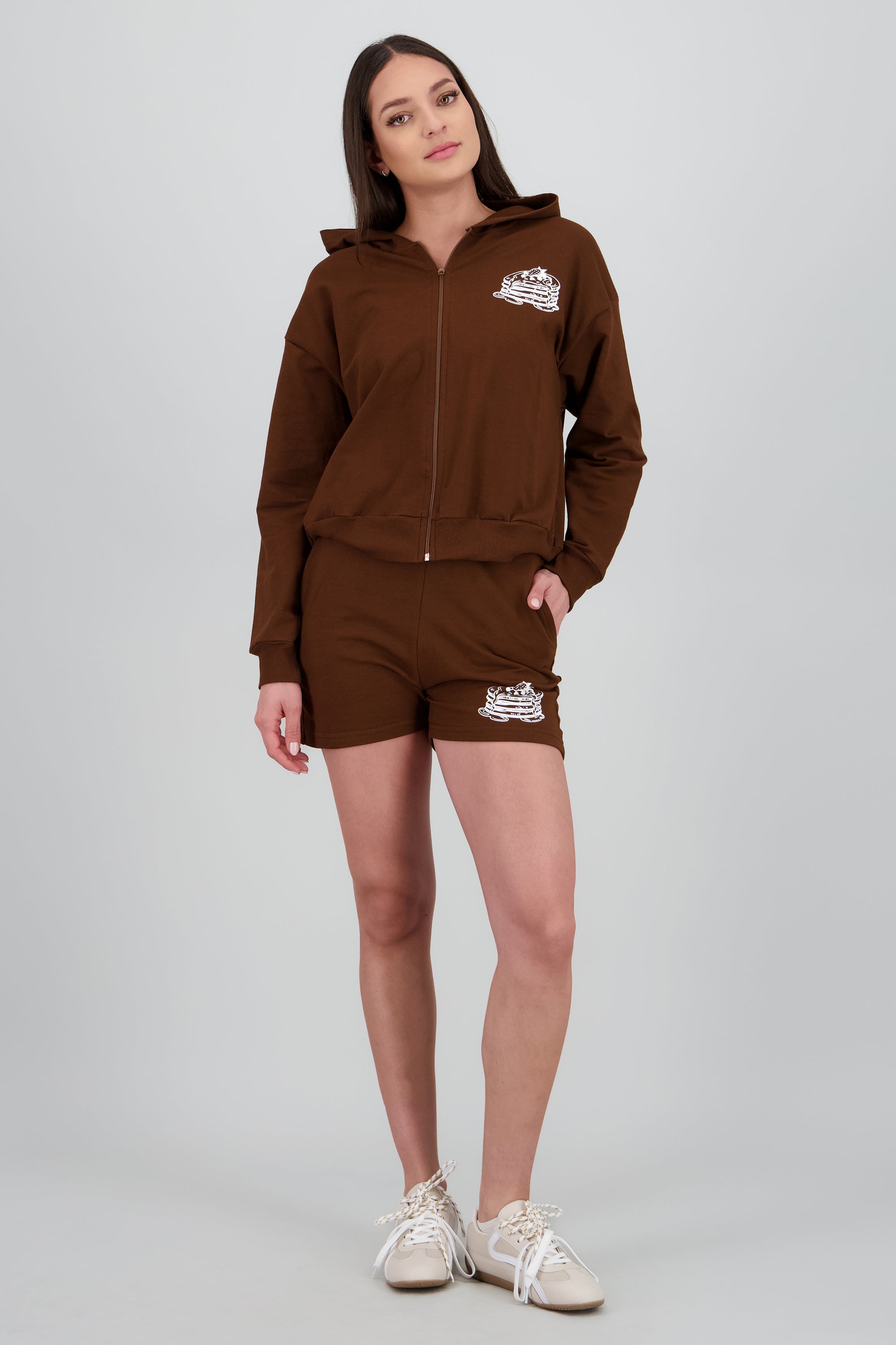 Short mini estampado pancakes CAFE