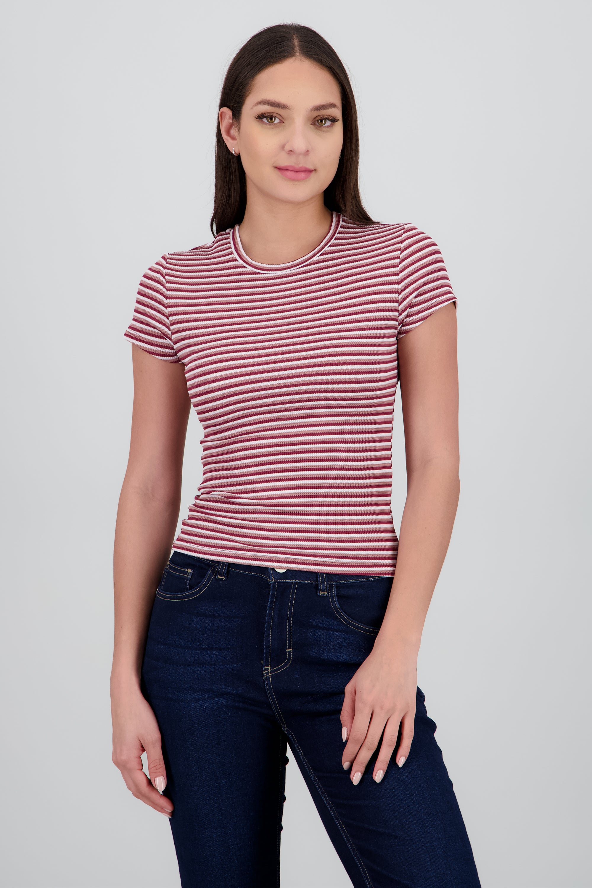 T-shirt crop manga corta VINO COMBO