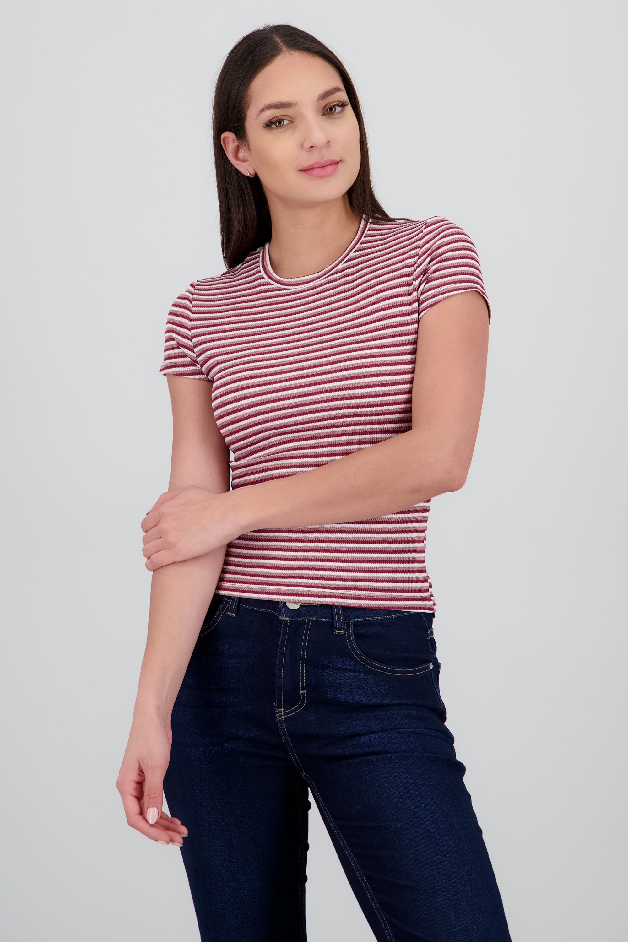 T-shirt crop manga corta VINO COMBO