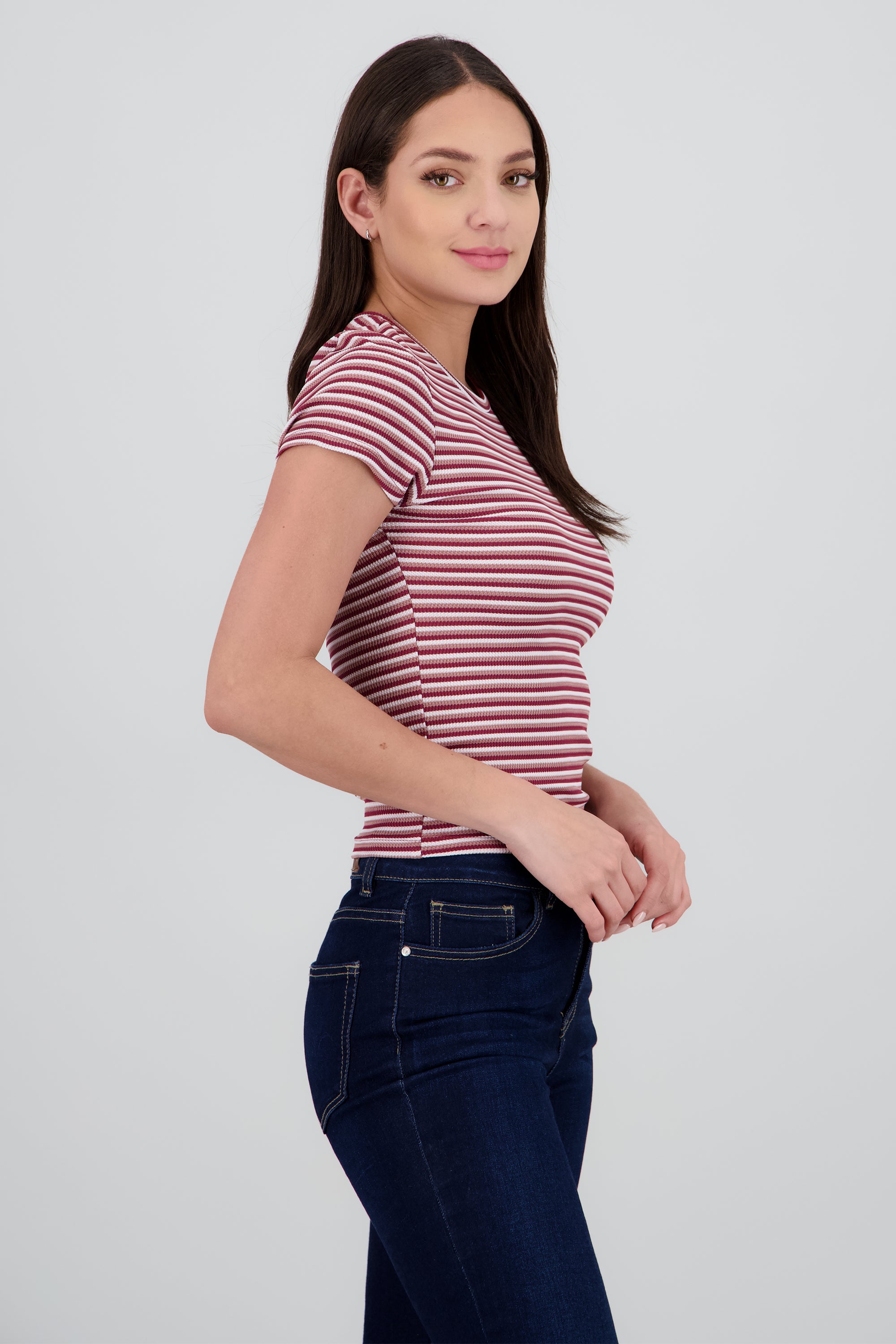 T-shirt crop manga corta VINO COMBO