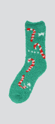 Calcetin print navideño