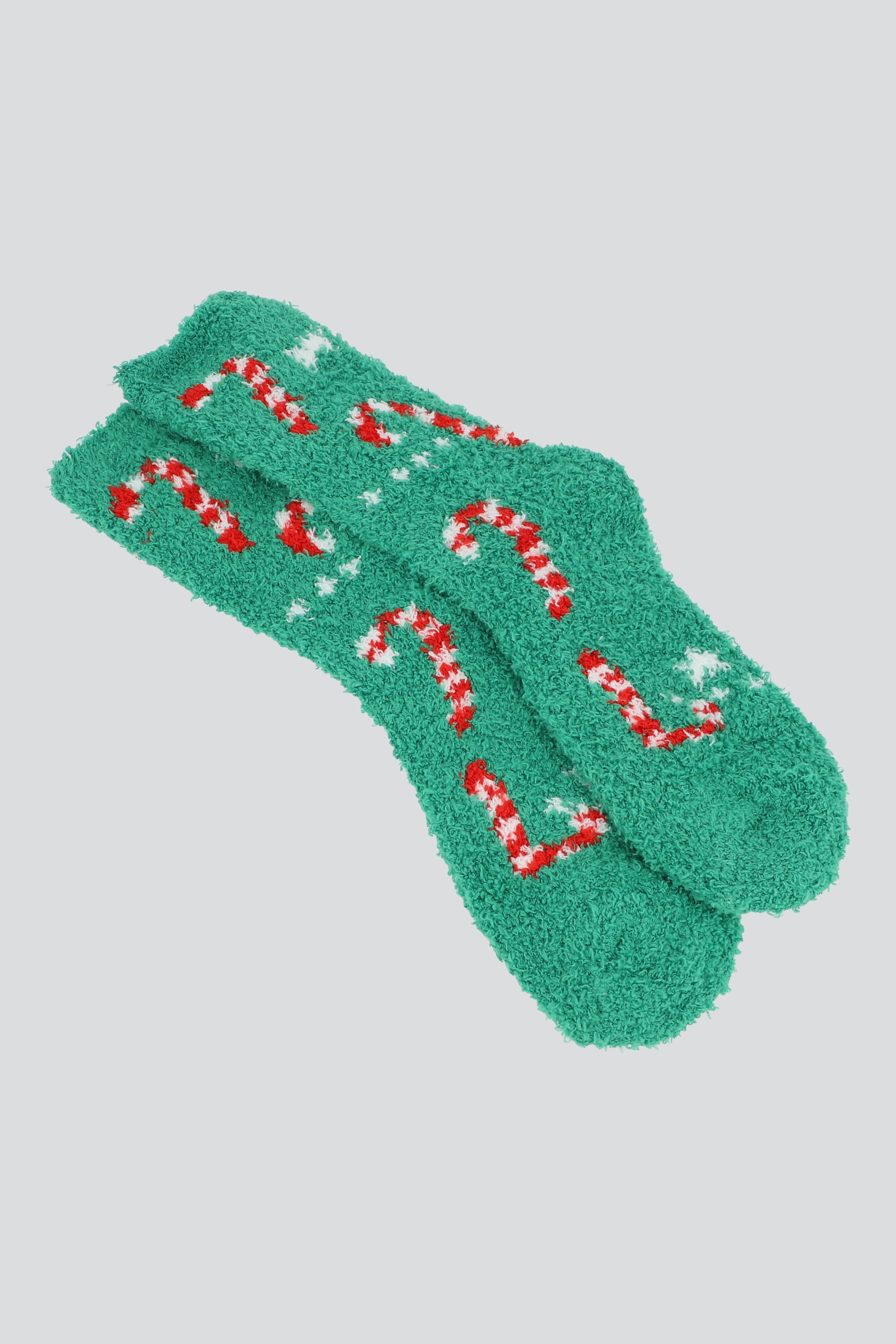 Calcetin print navideño
