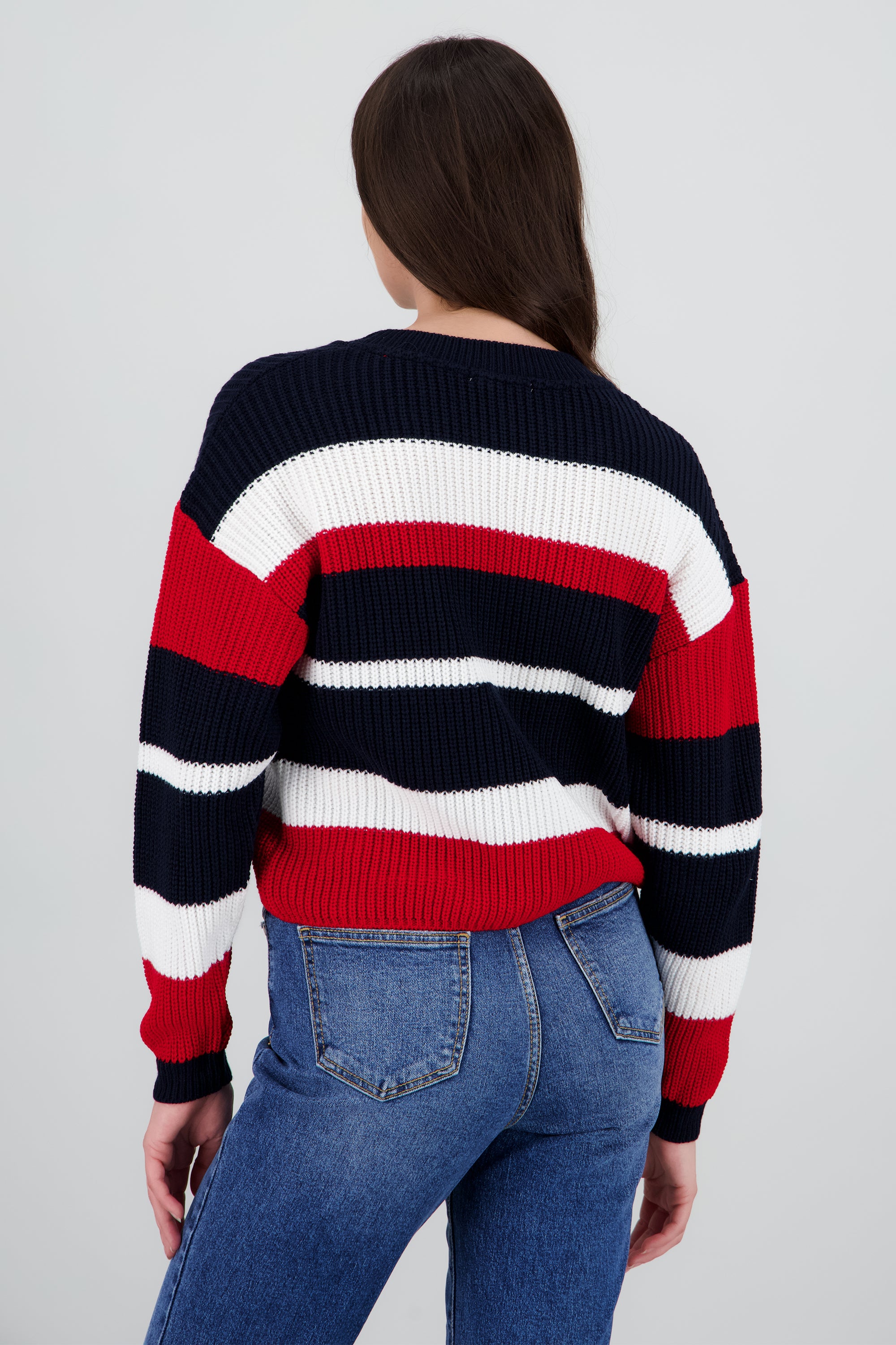 Sueter multicolor lineas MARINO COMBO