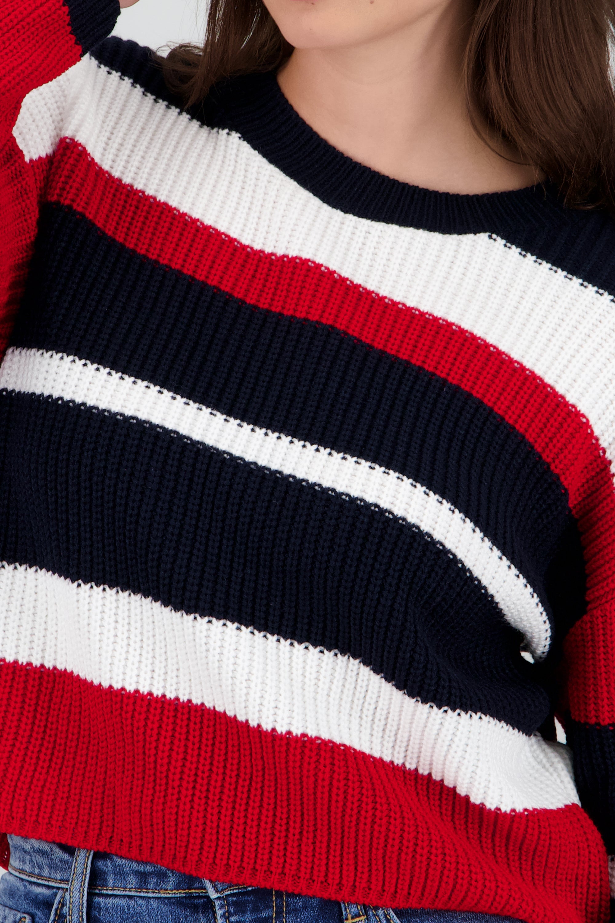 Sueter multicolor lineas MARINO COMBO