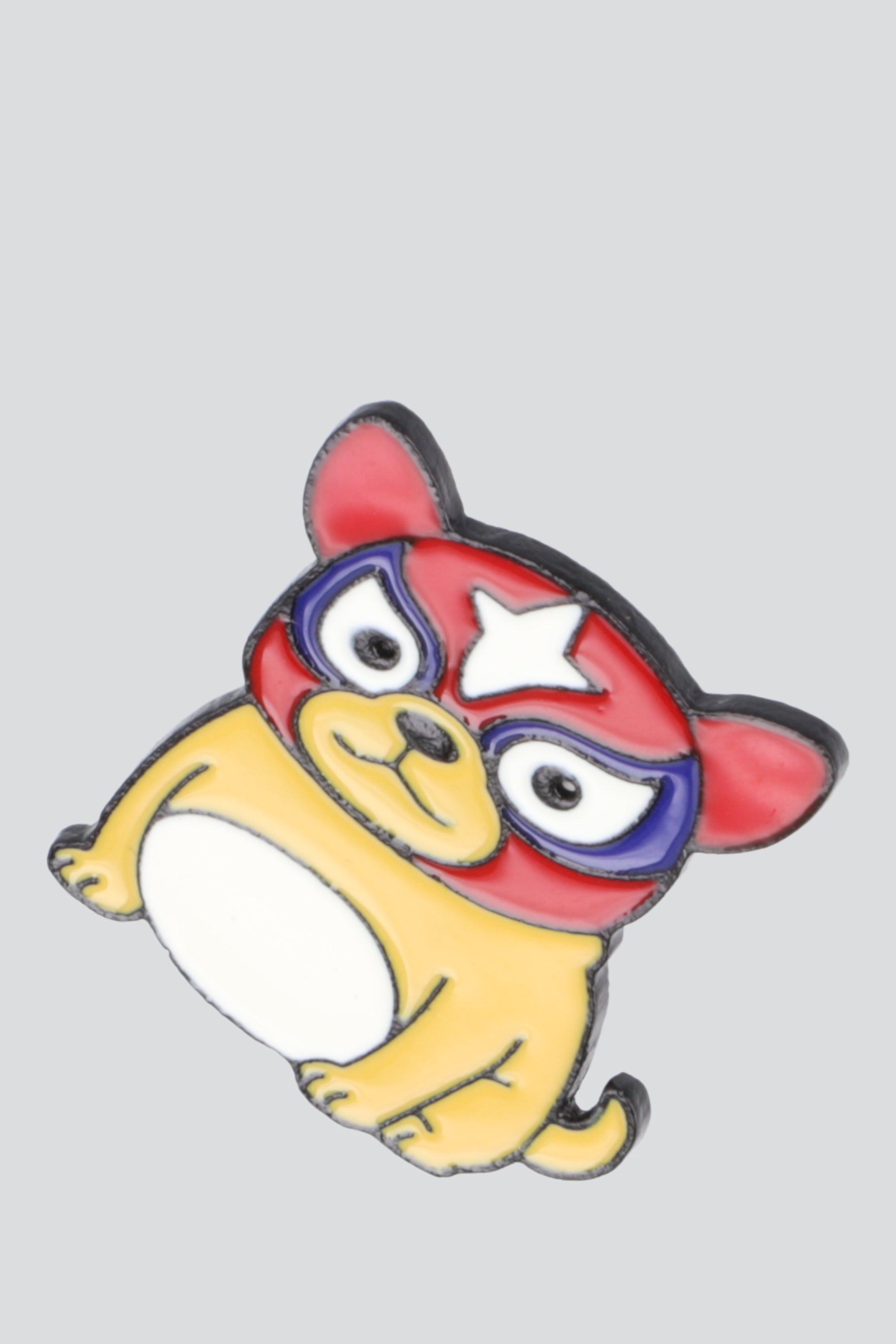 Pin perrito luchador ROJO