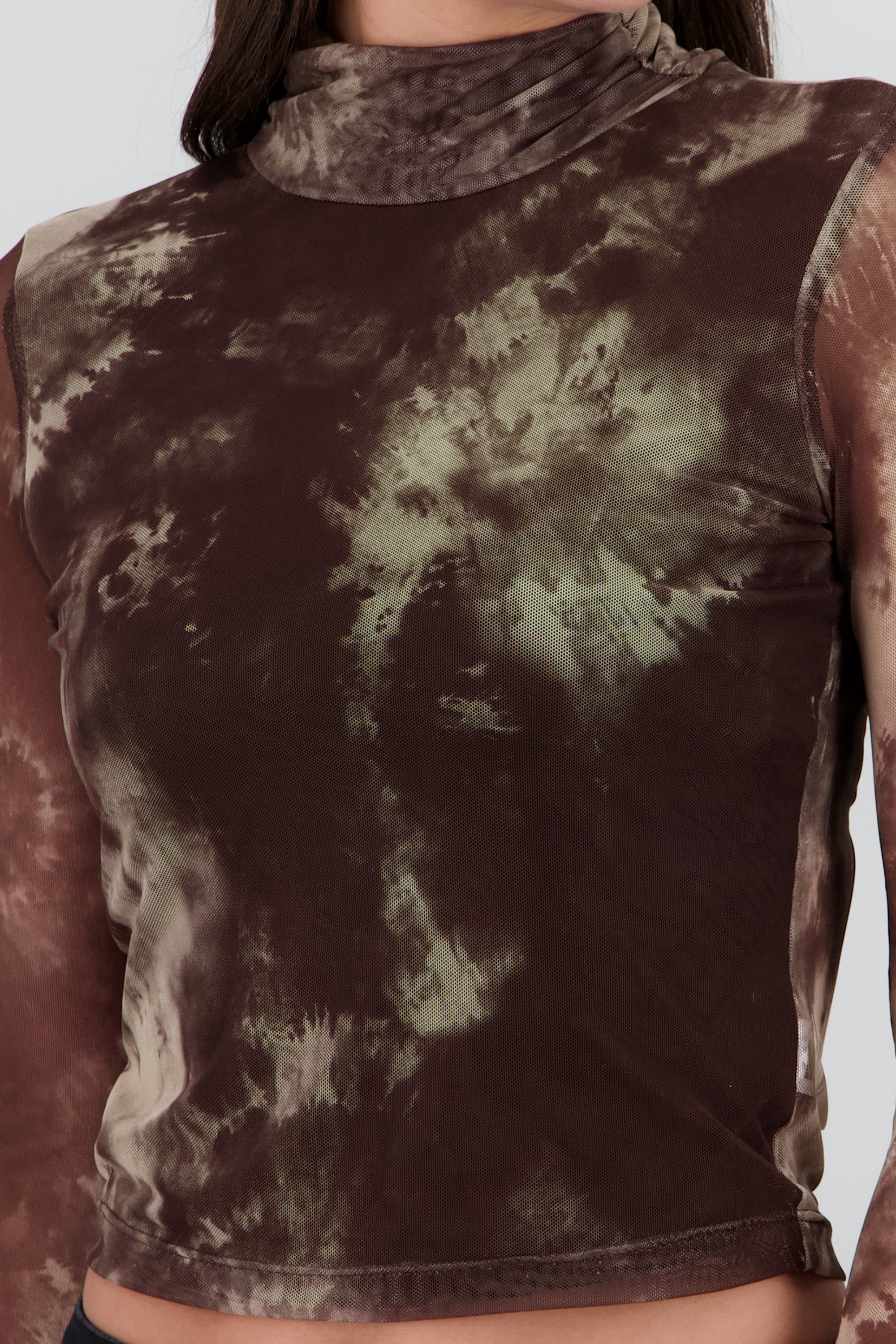 Top mesh tie dye CAFE COMBO