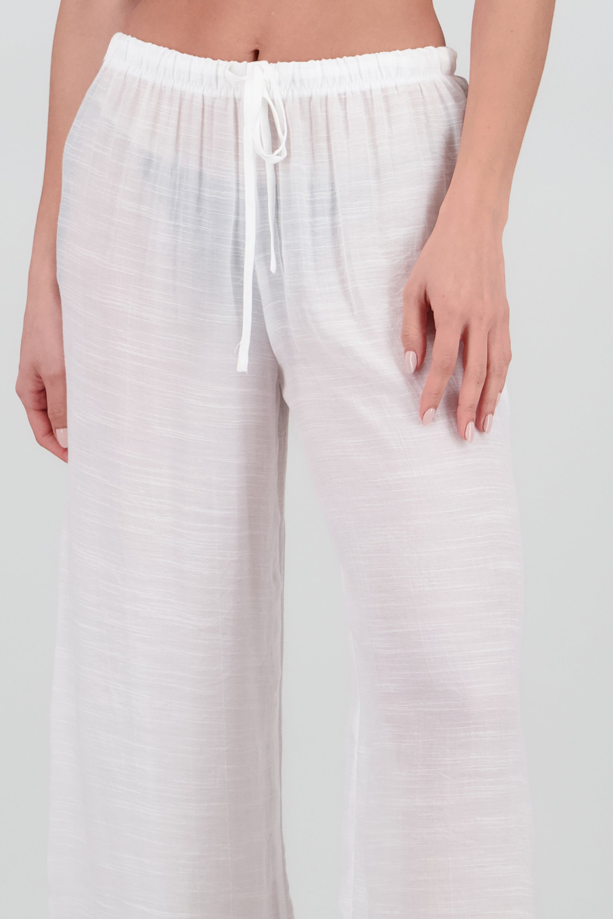 Pantalon ligero jareta BLANCO