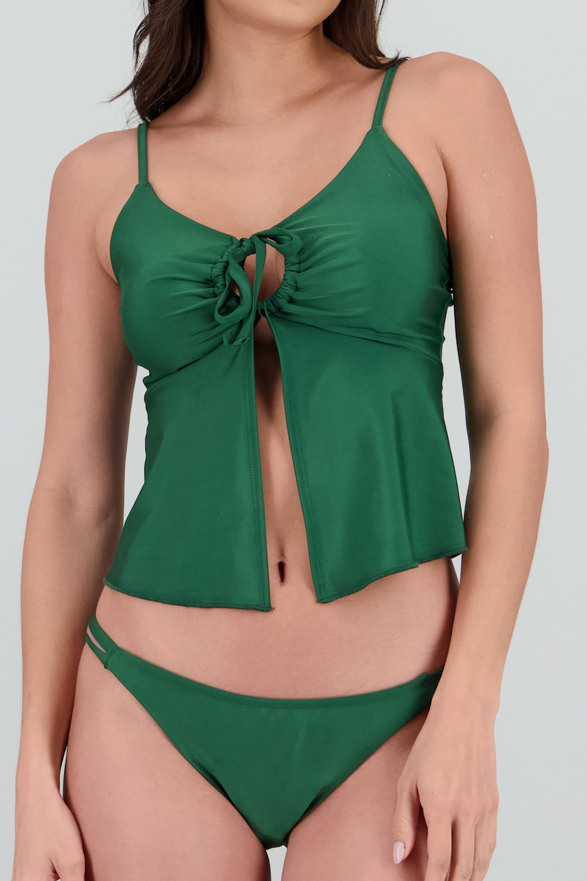 Tankini con abertura frontal OLIVO