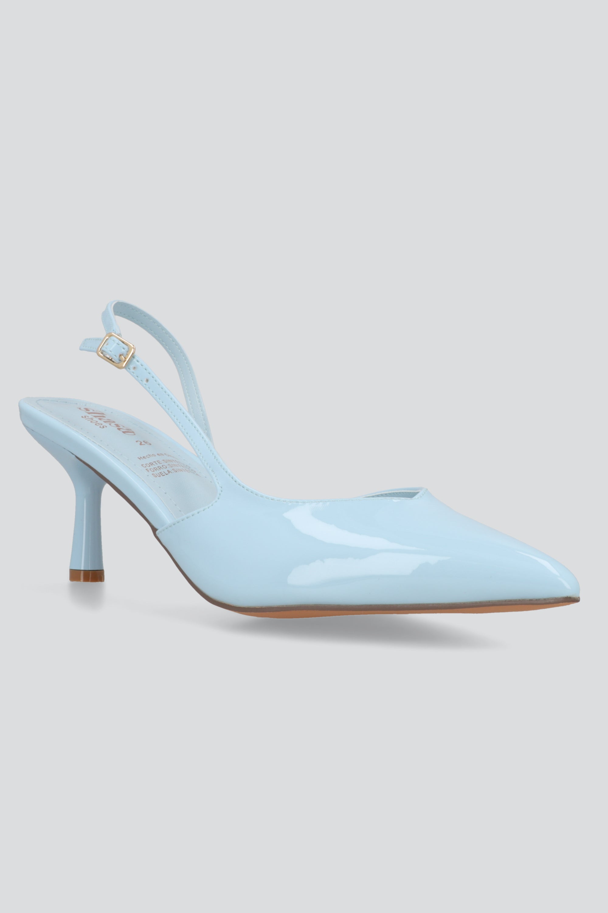 Tacon pointy sencillo bajo AZUL