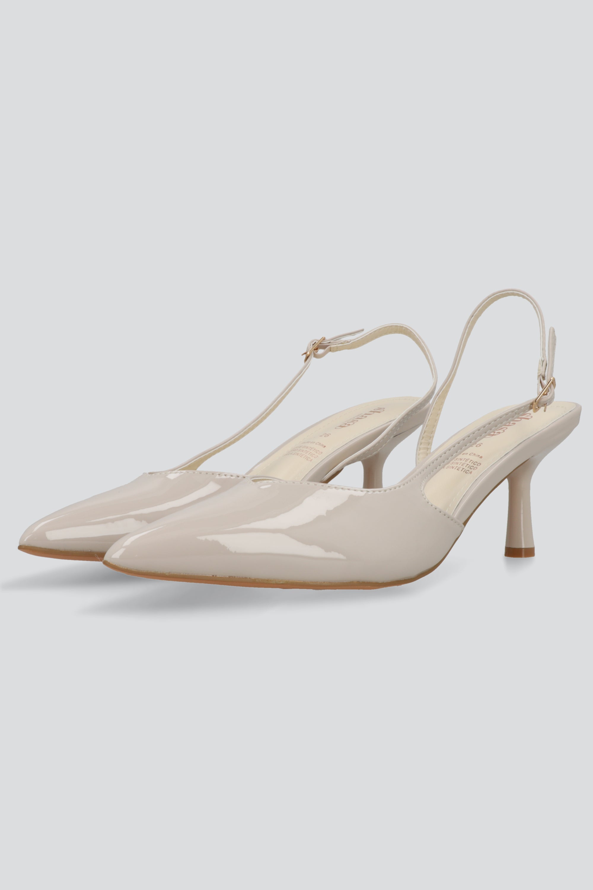 Tacon pointy sencillo bajo HUESO