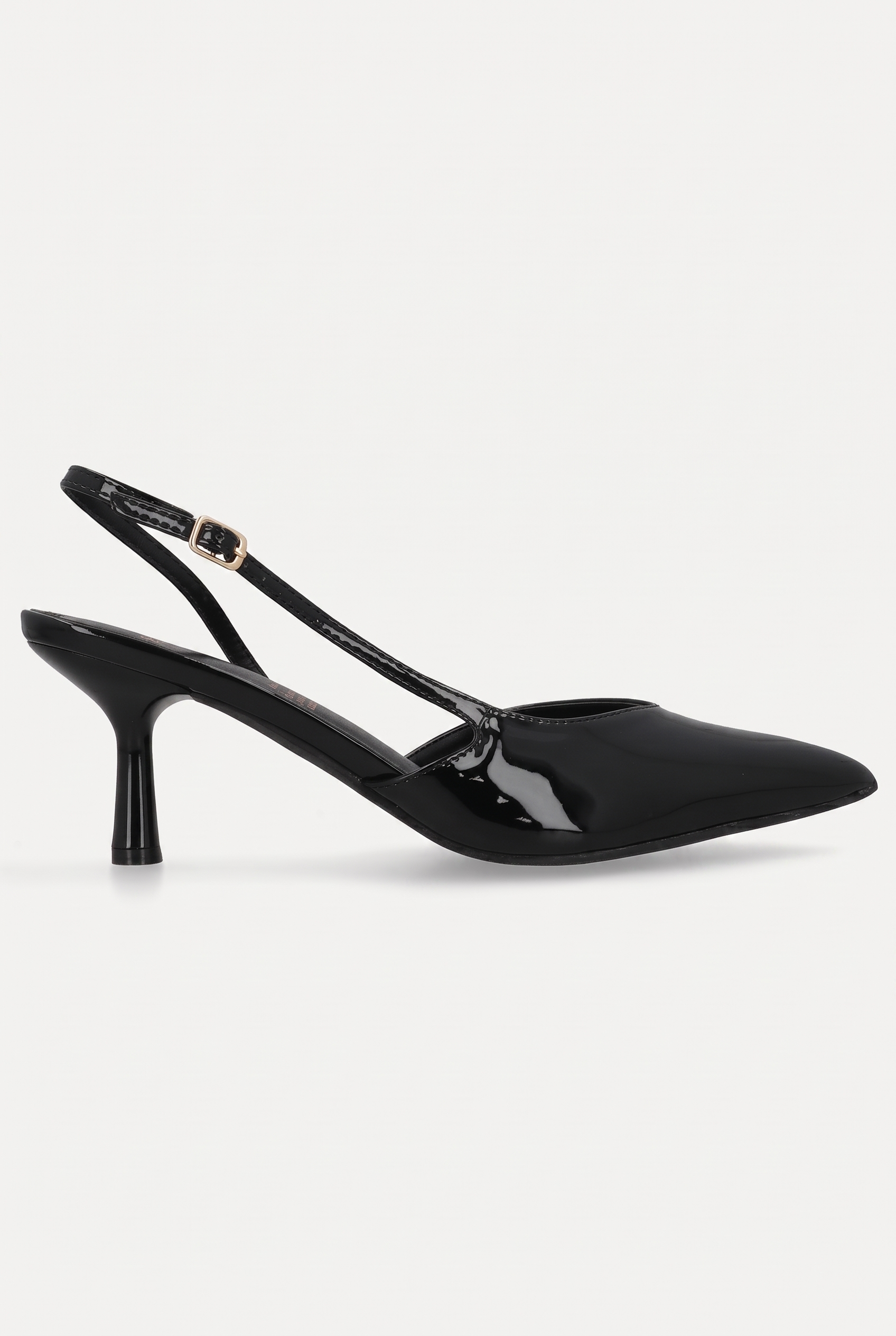 Tacon pointy sencillo bajo NEGRO
