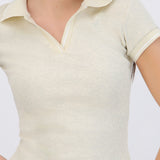 Top cuello polo