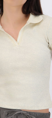 Top cuello polo