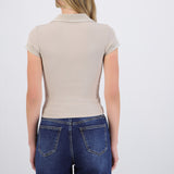 Top cuello polo