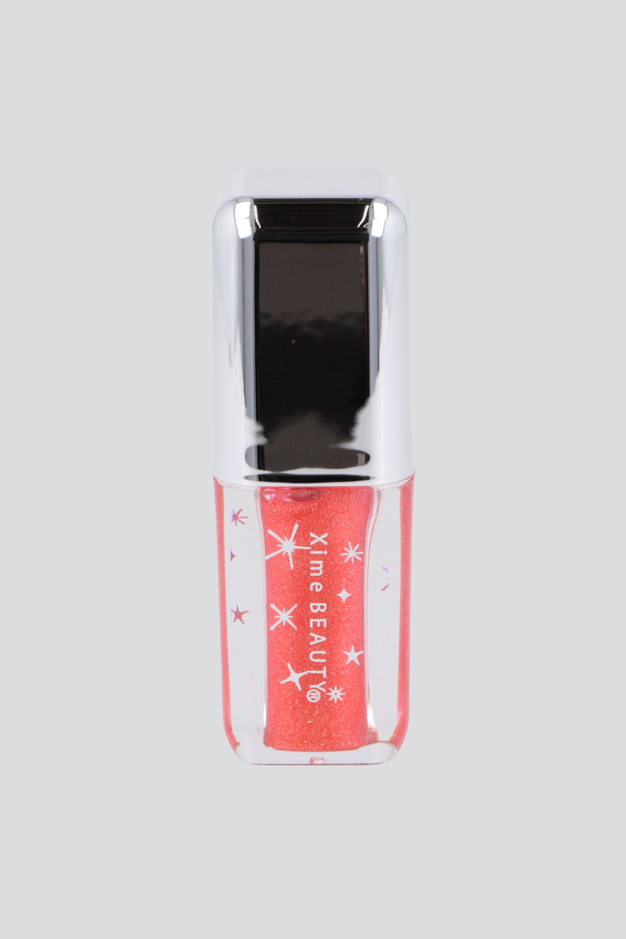 Lipgloss transparente glitter ROJO