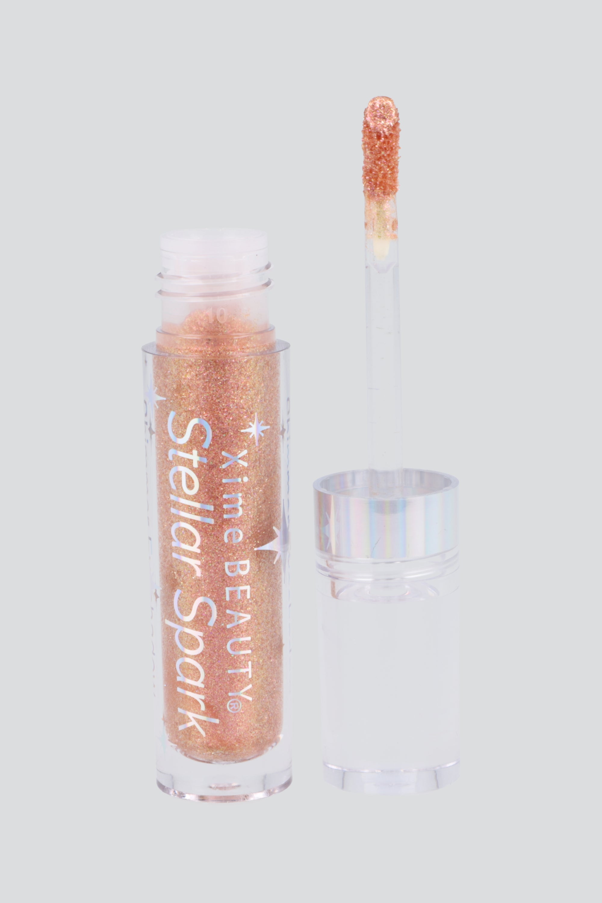 Sombra y iluminador glitter COBRE