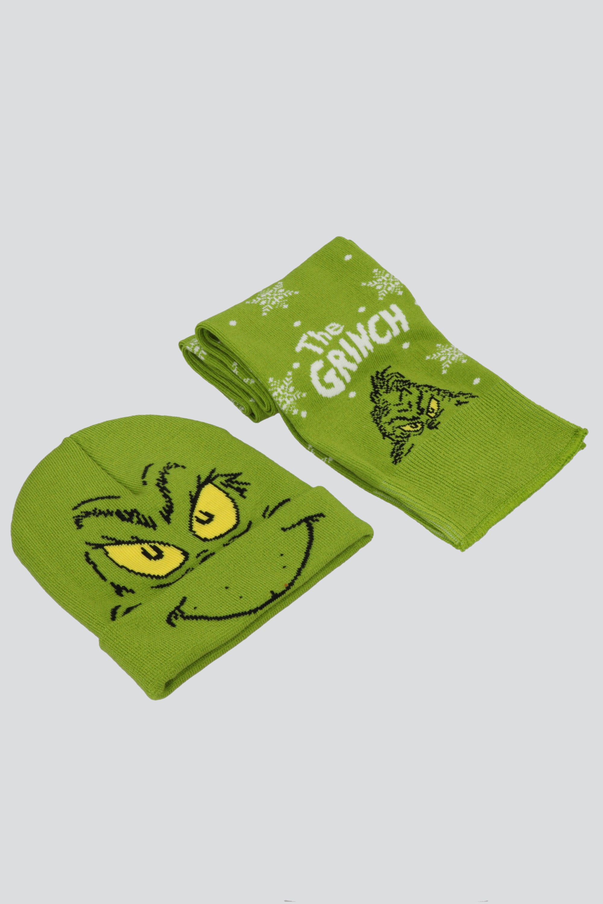 Bufanda con gorro grinch VERDE COMBO