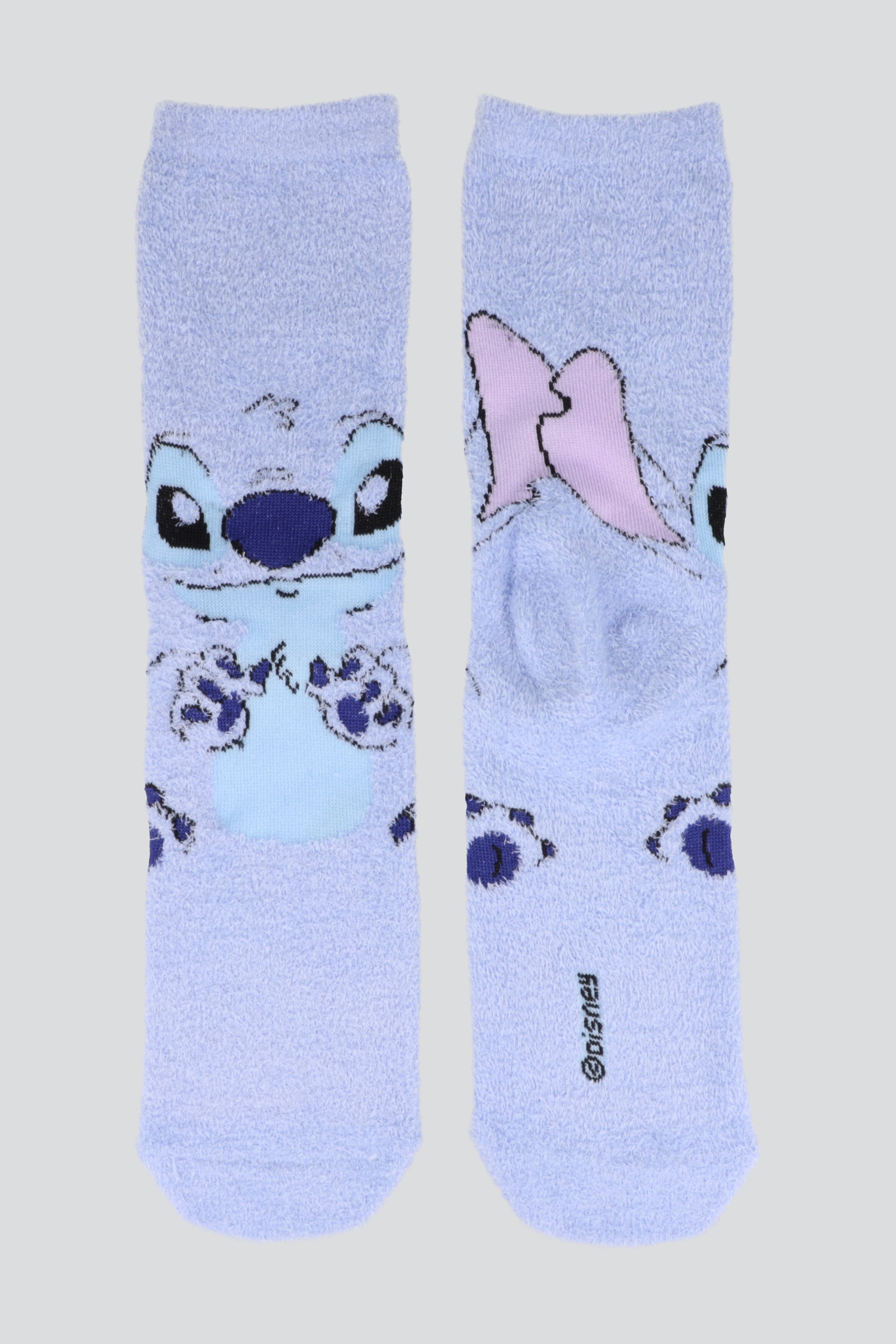 Calcetin peluche stich AZUL