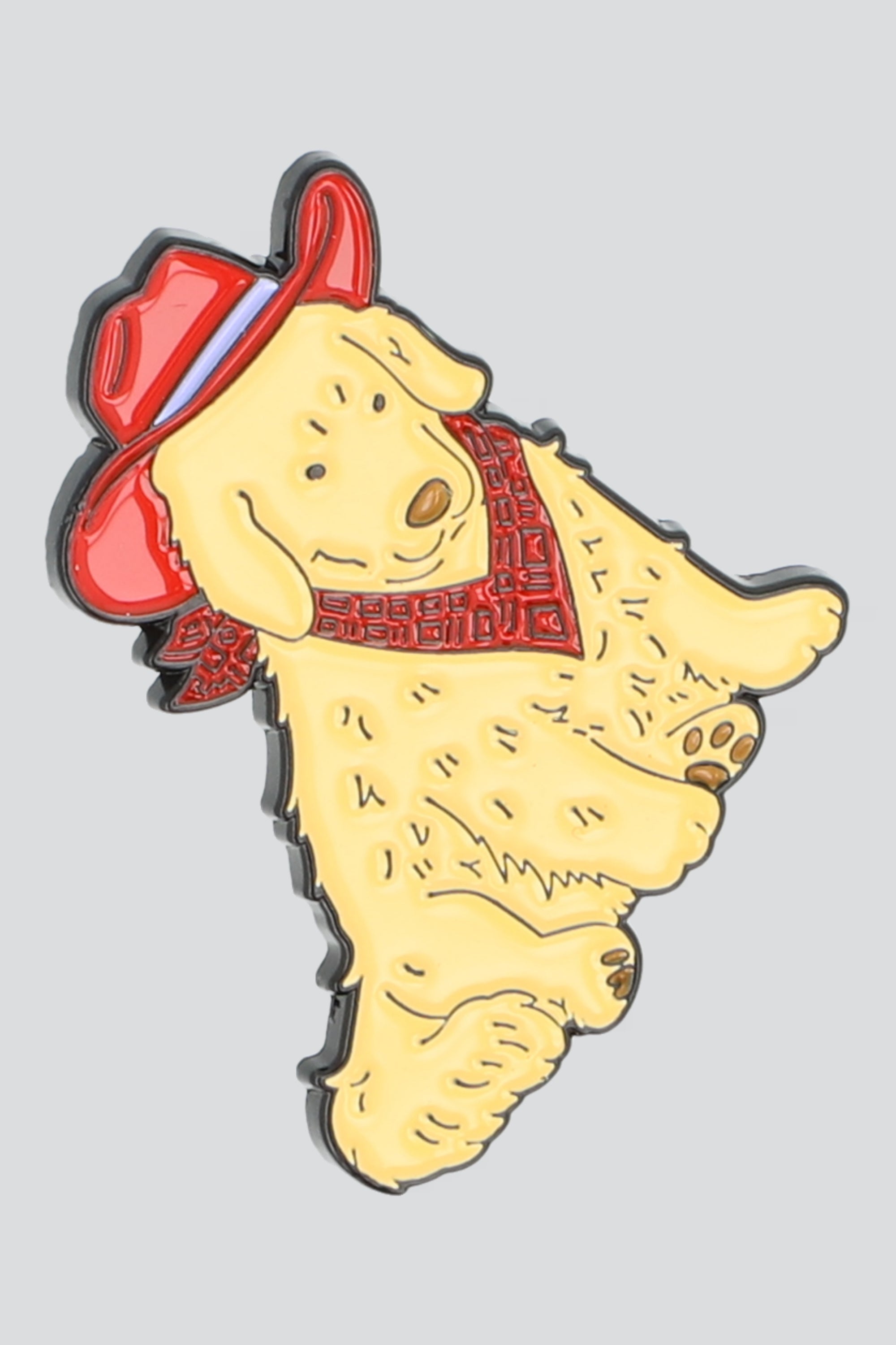 Pin perrito vaquero enojado ROJO
