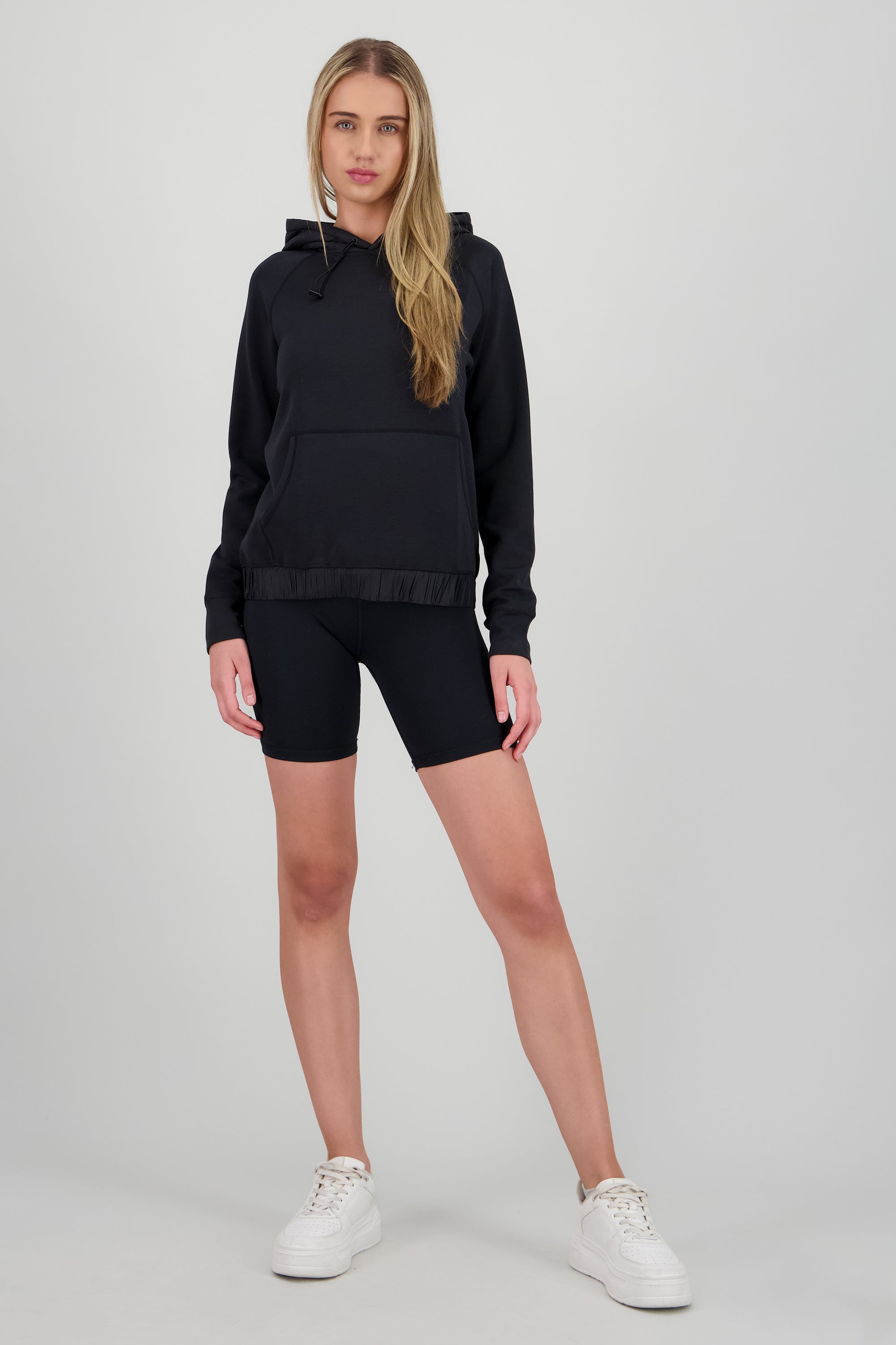 Biker shorts pretina cruzada NEGRO
