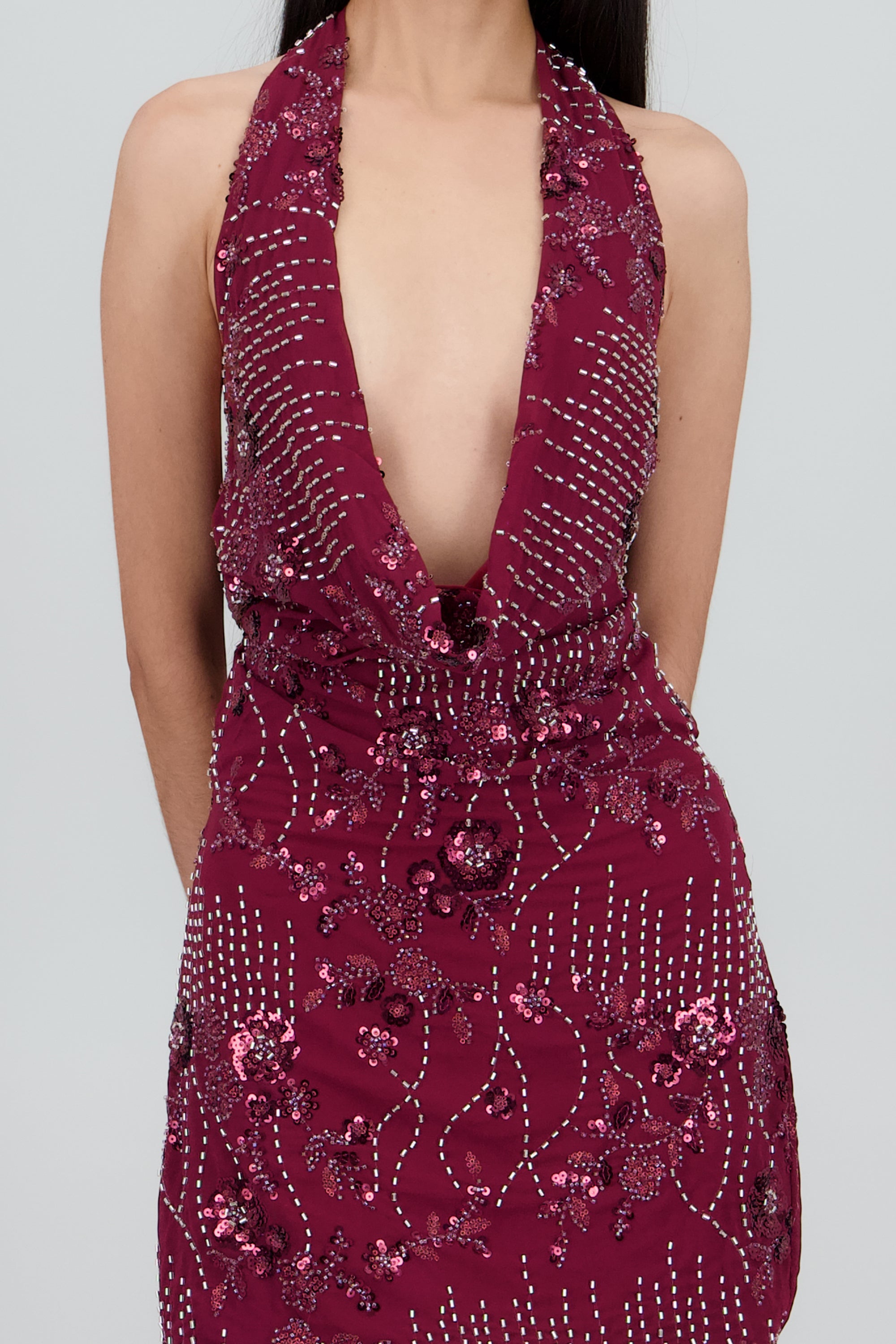 Vestio halter flores VINO