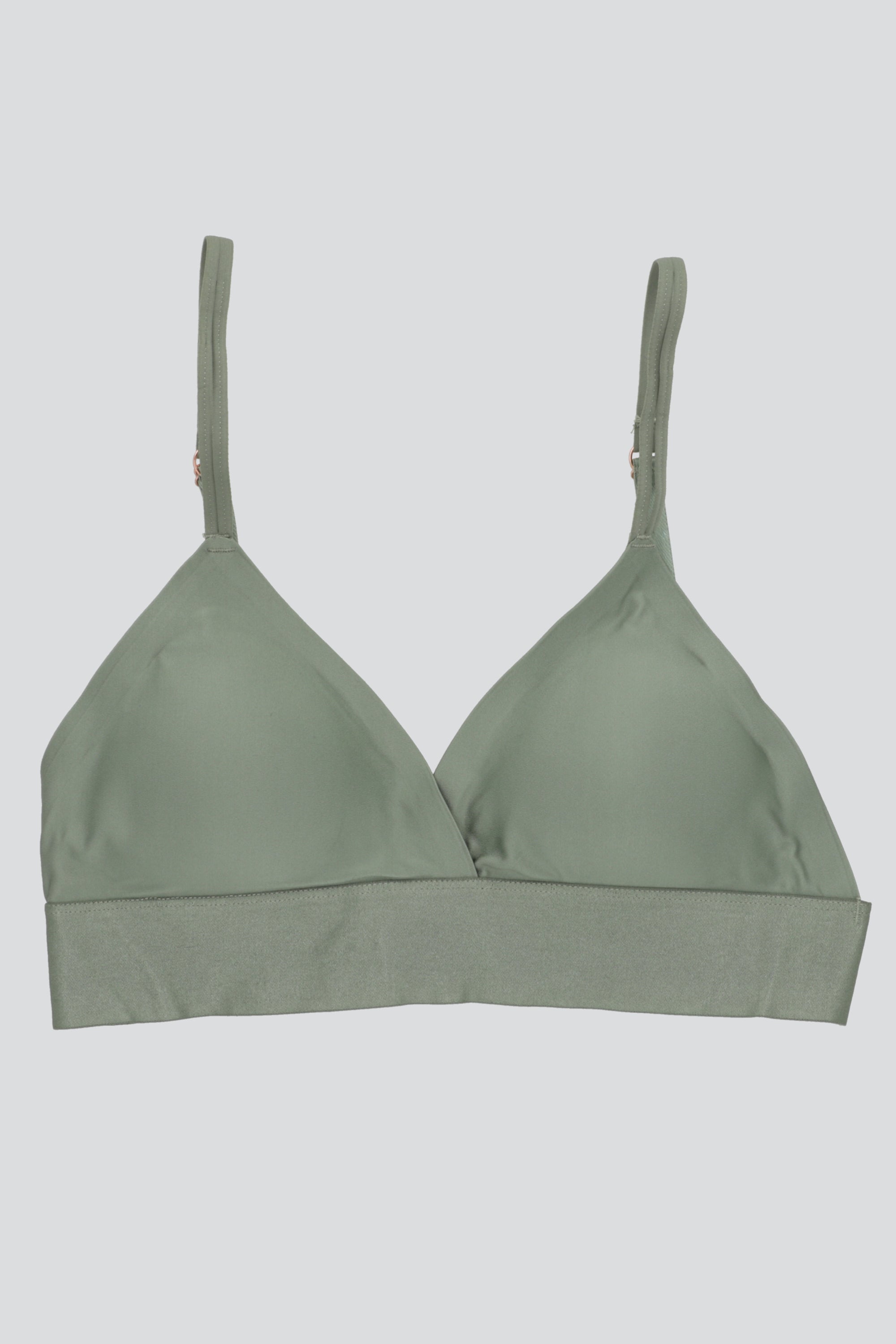 Bralette satinado VERDE