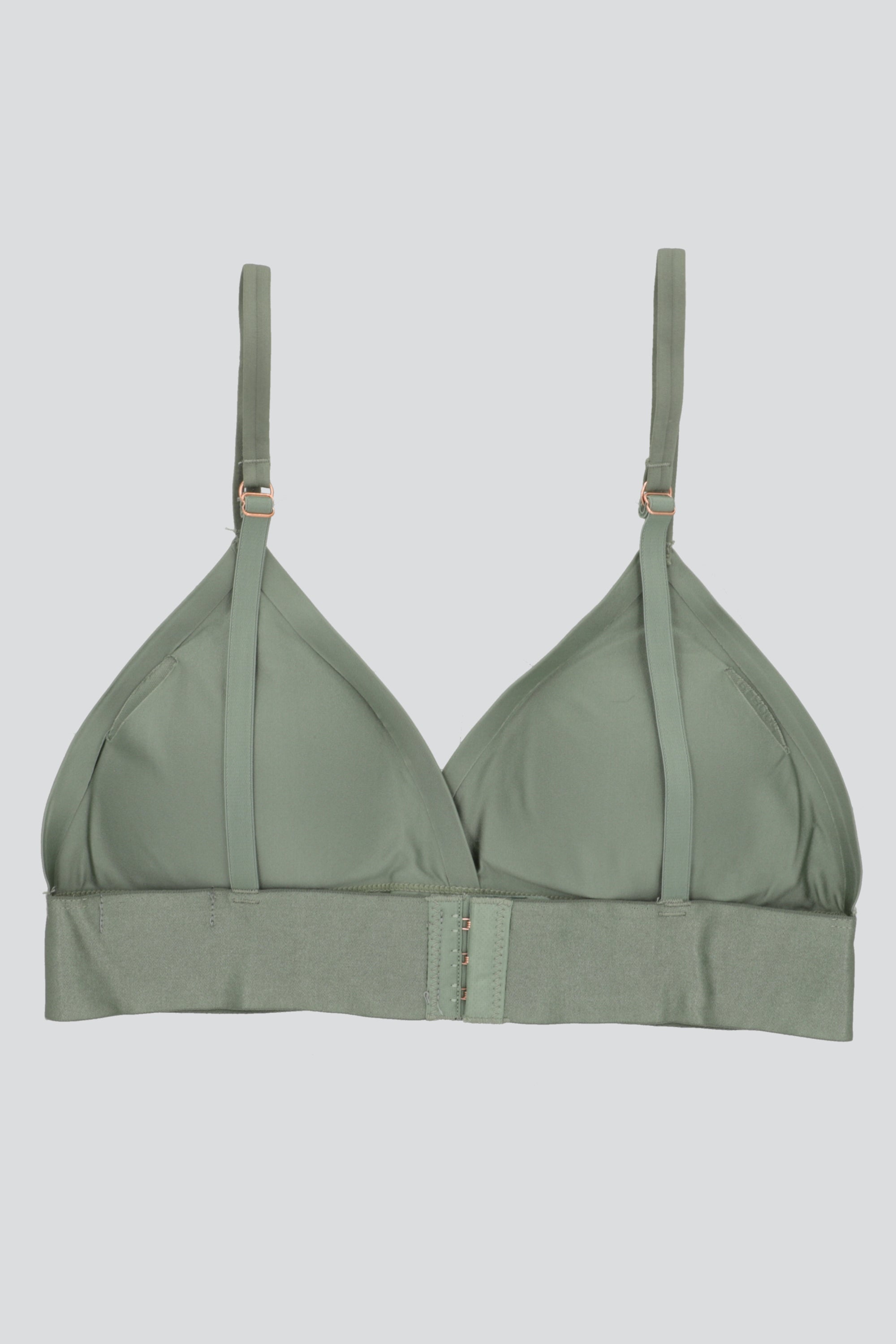 Bralette satinado VERDE