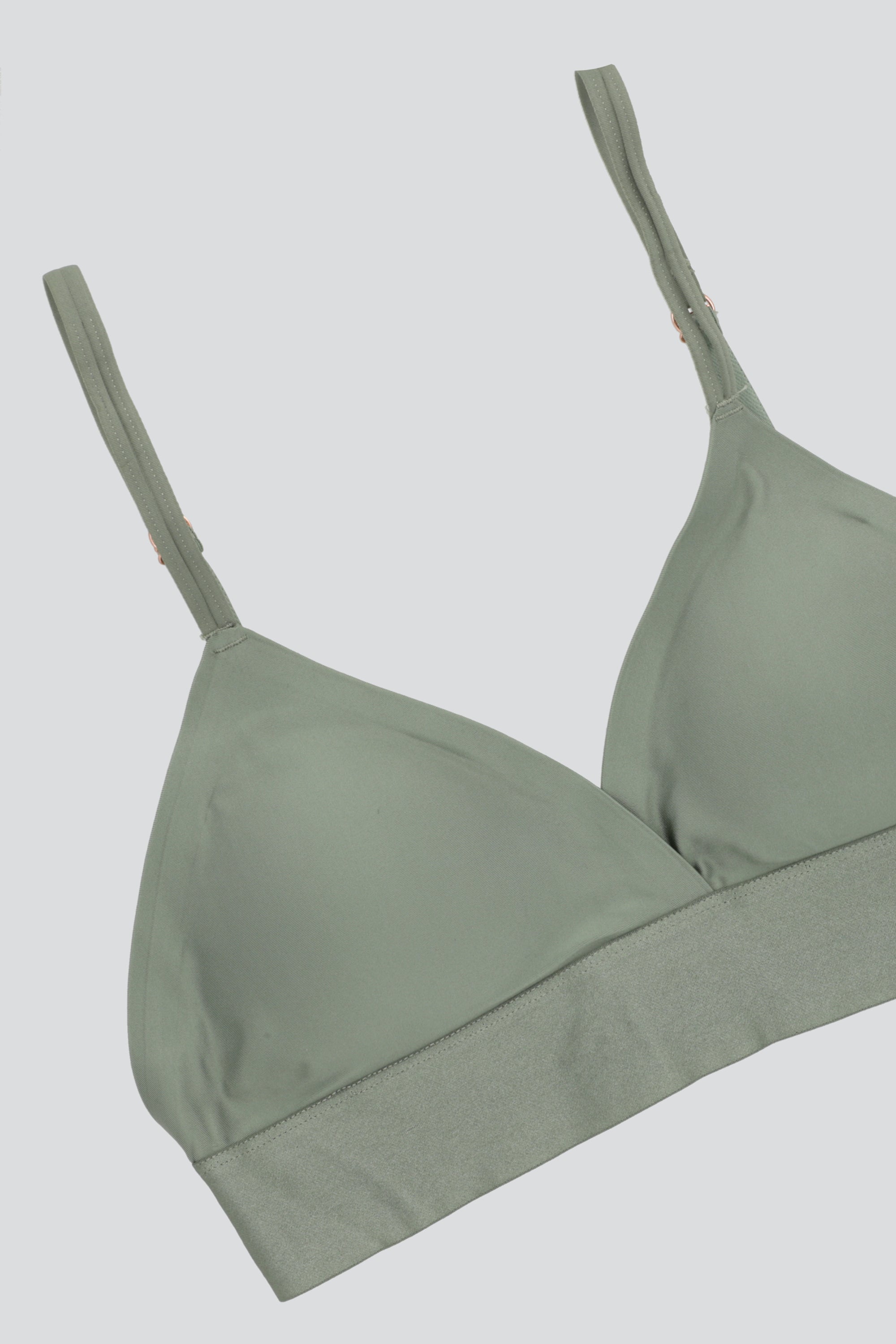 Bralette satinado VERDE