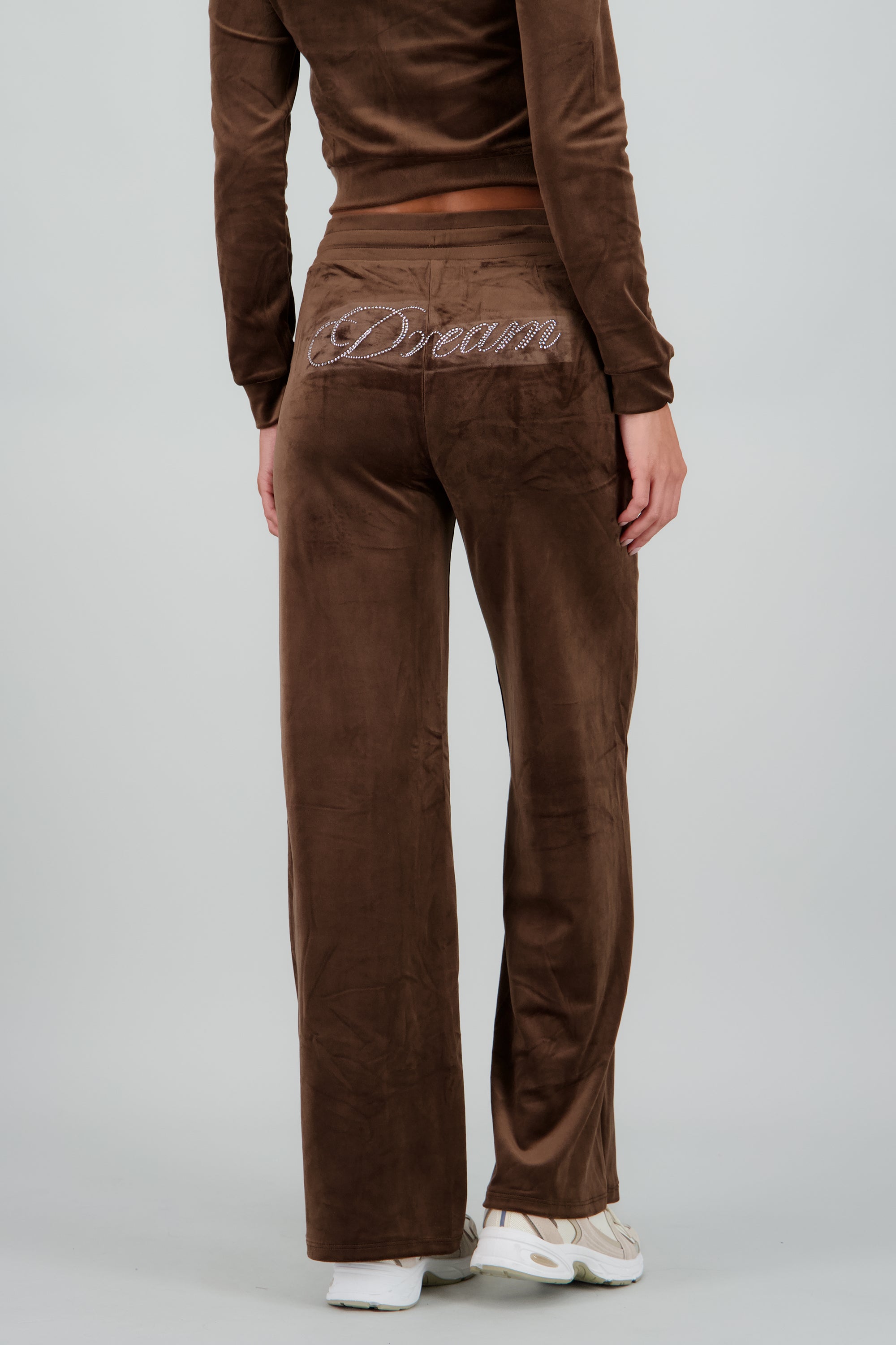 Pants con jareta lisos CHOCOLATE