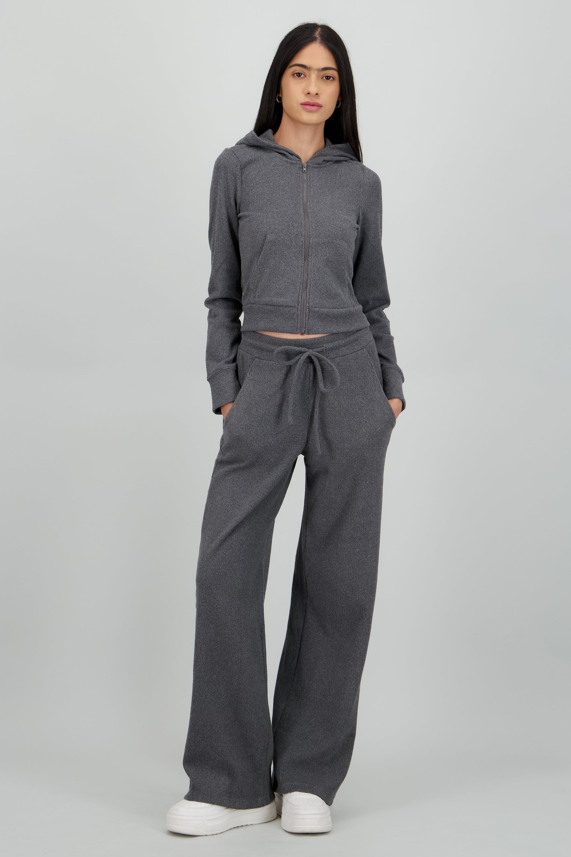 Pants liso con jareta GRIS OBSCURO