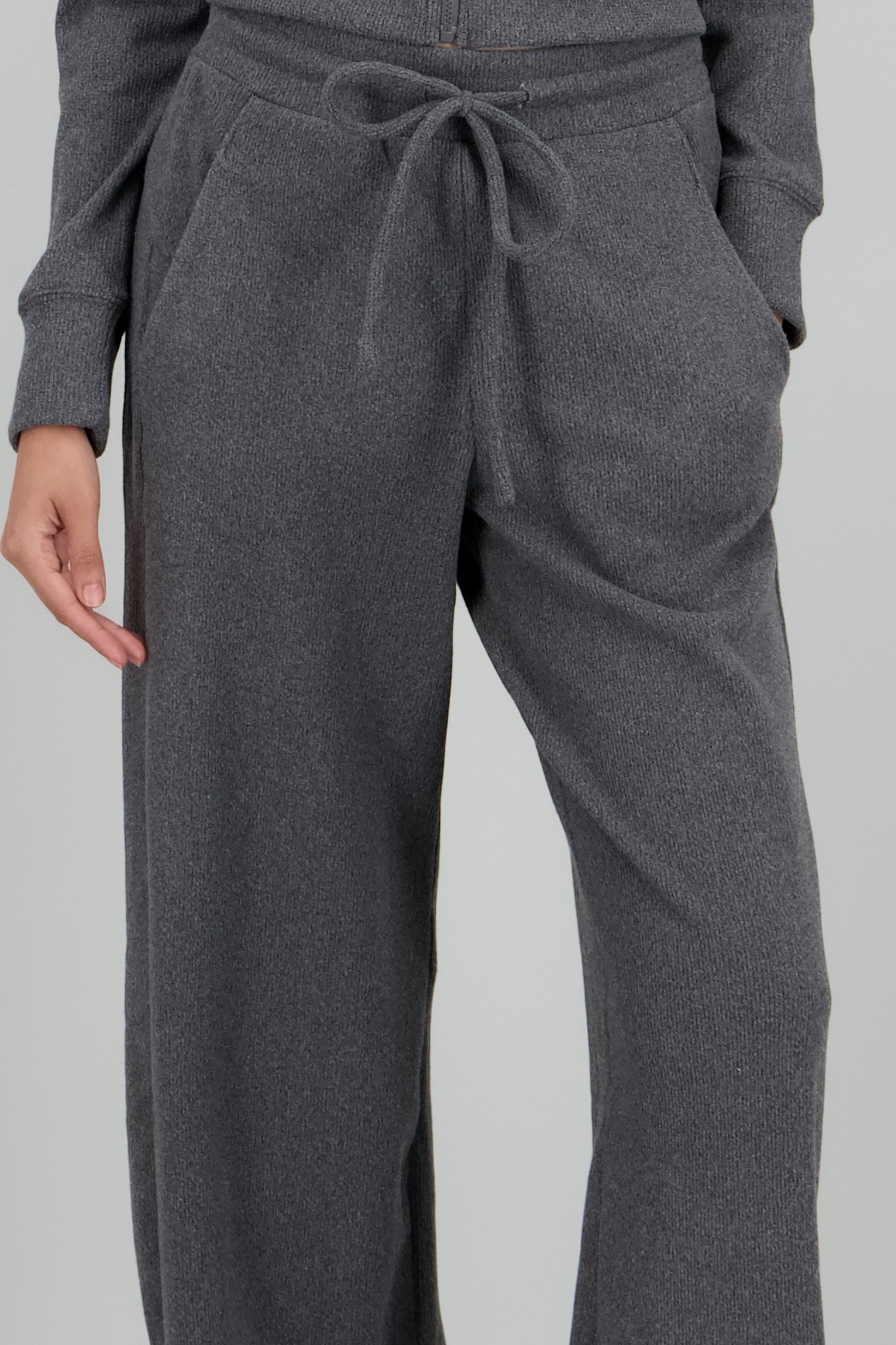 Pants liso con jareta GRIS OBSCURO
