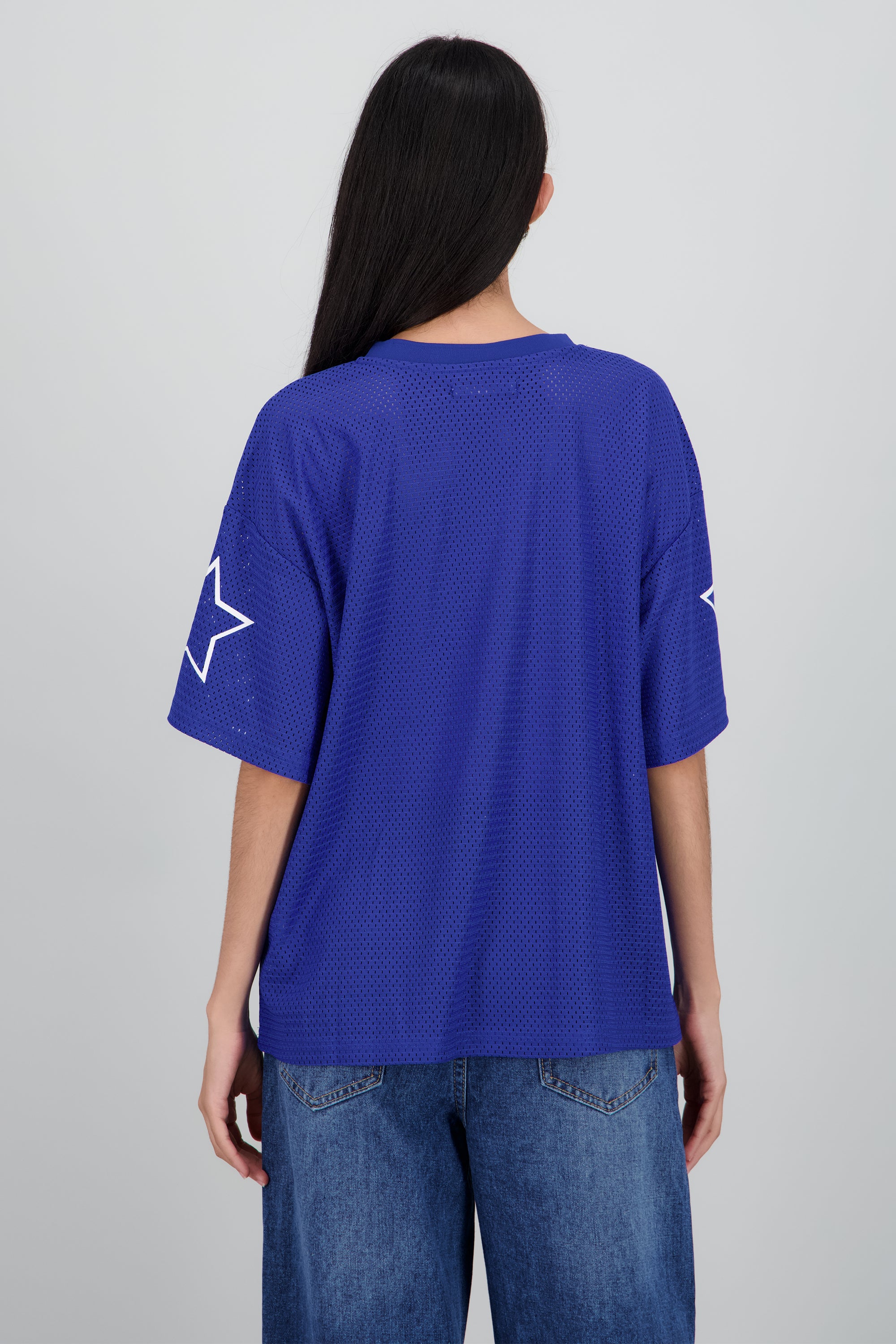 Playera tipo jersey dramatic AZUL